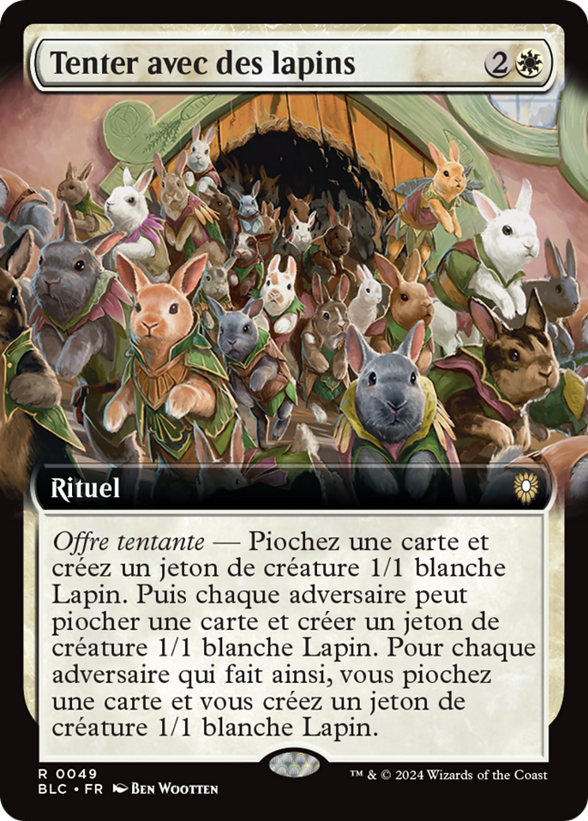 Tenter avec des lapins — Bloomburrow Commander — Magic: The Gathering