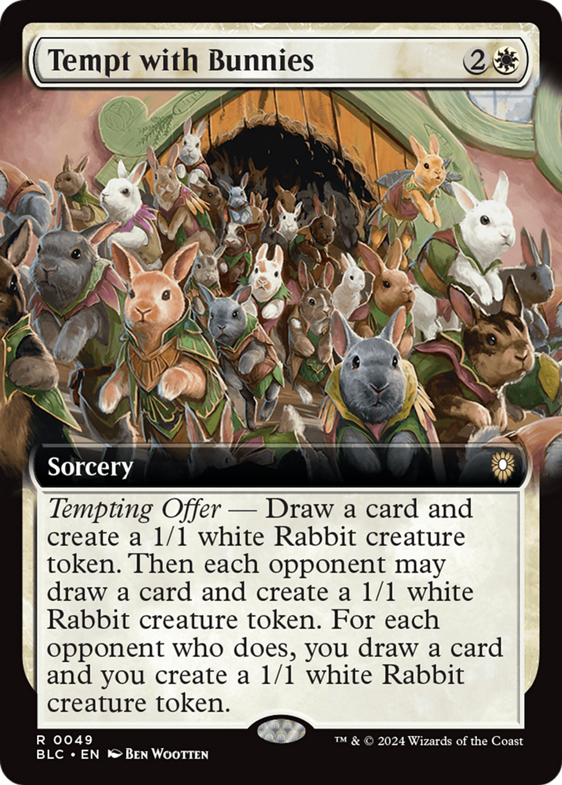 Tempt with Bunnies — Bloomburrow Commander — Magic: The Gathering