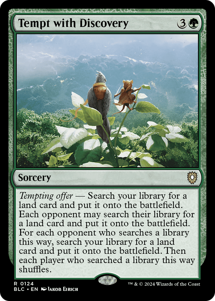 Tempt with Discovery — Bloomburrow Commander — Magic: The Gathering