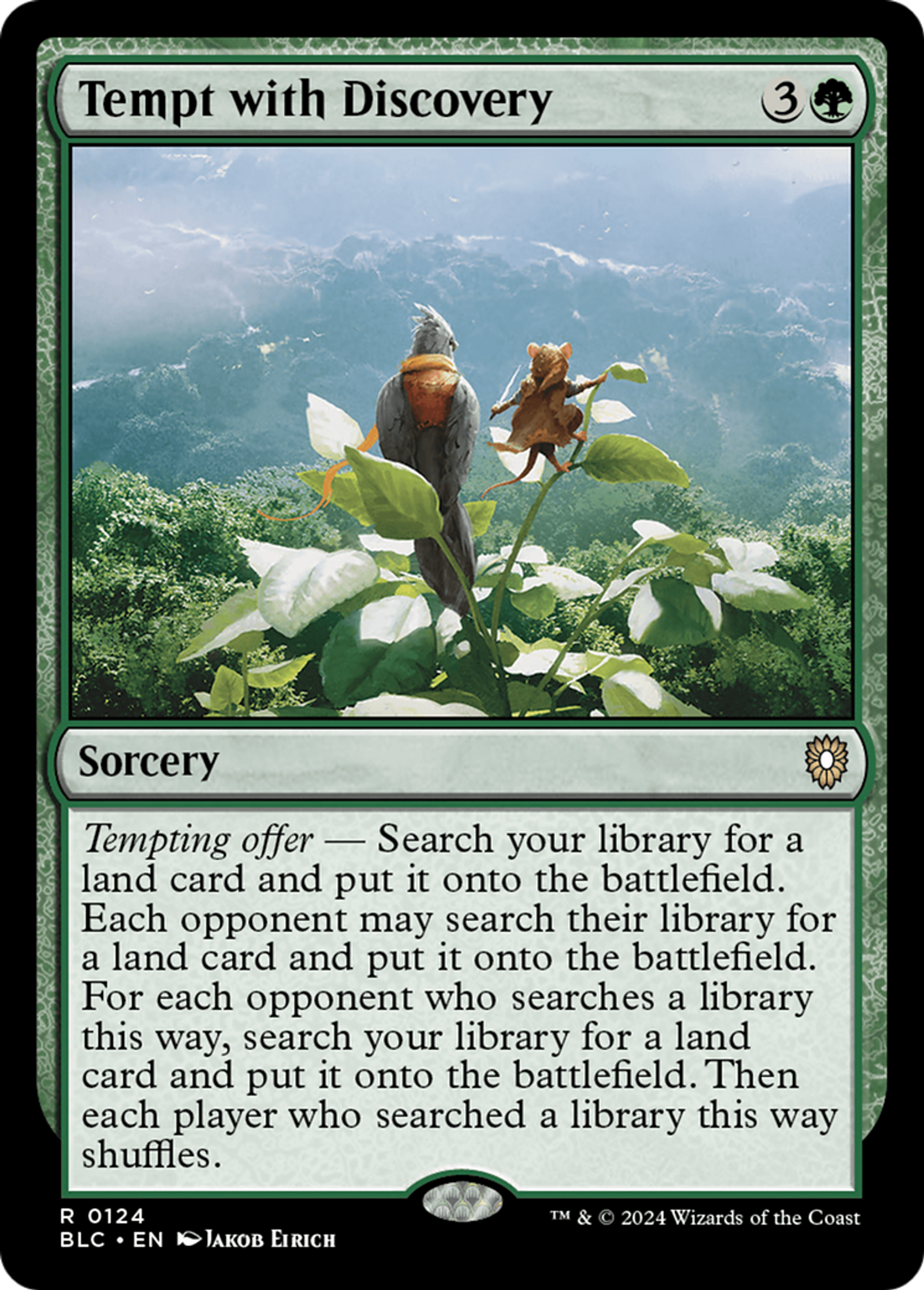 Tempt with Discovery — Bloomburrow Commander — Magic: The Gathering