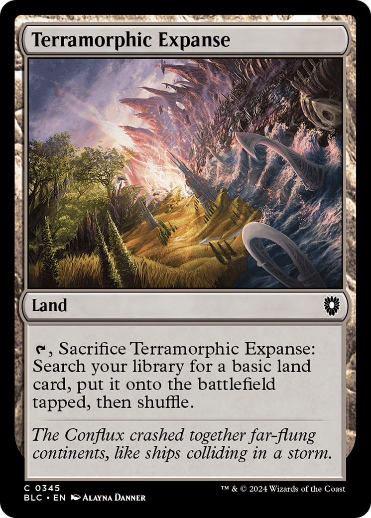 Terramorphic Expanse — Bloomburrow Commander — Magic: The Gathering