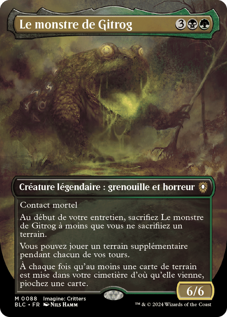 Le monstre de Gitrog — Bloomburrow Commander — Magic: The Gathering