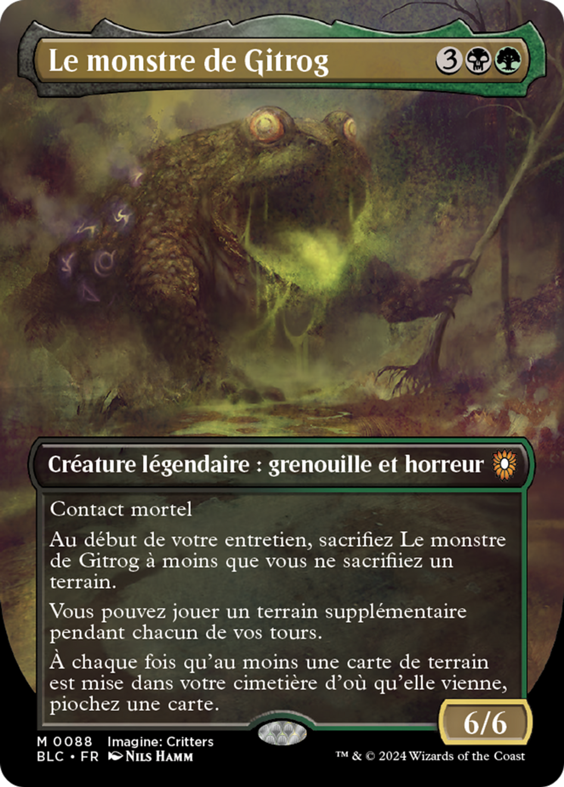 Le monstre de Gitrog — Bloomburrow Commander — Magic: The Gathering