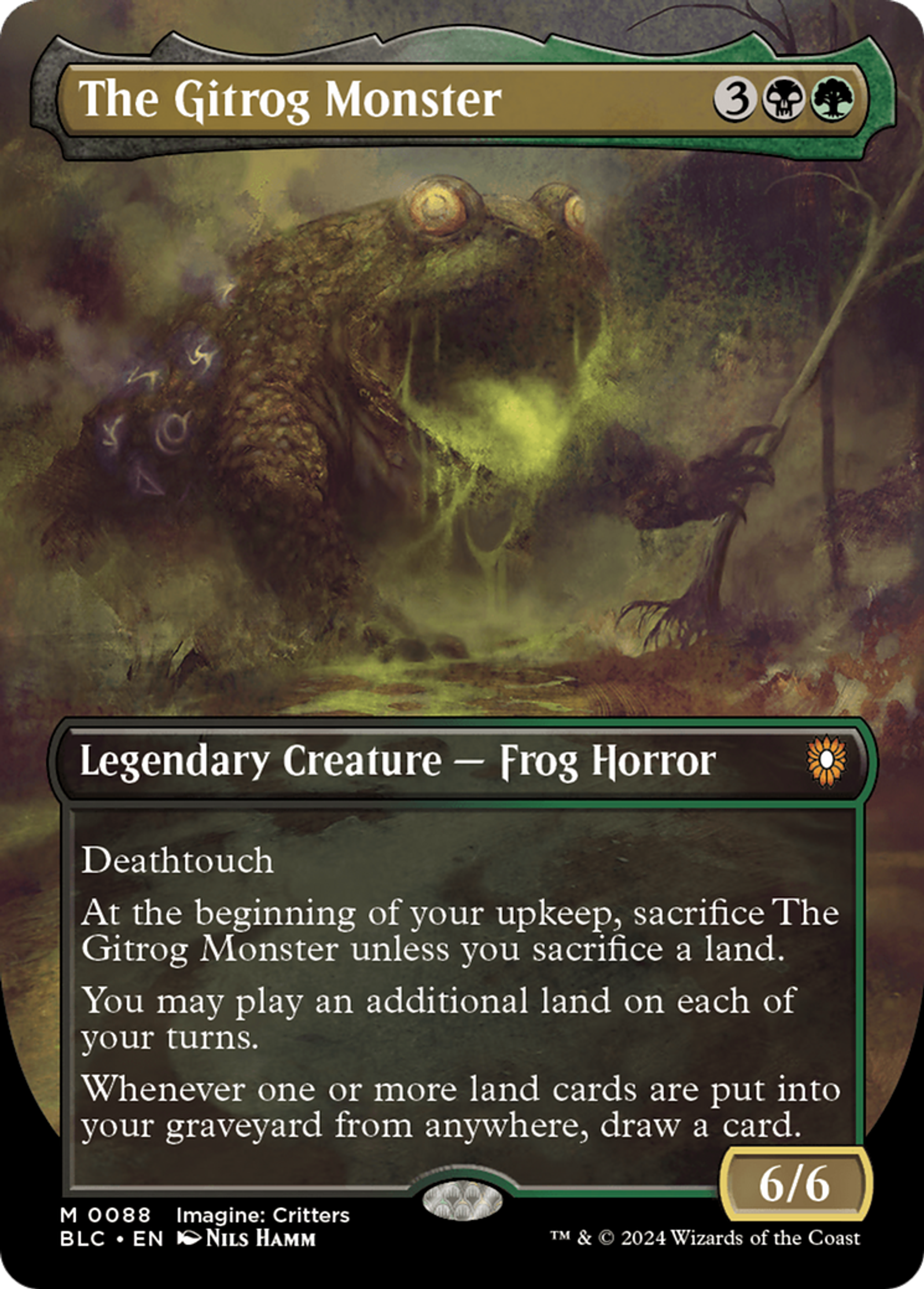 The Gitrog Monster — Bloomburrow Commander — Magic: The Gathering