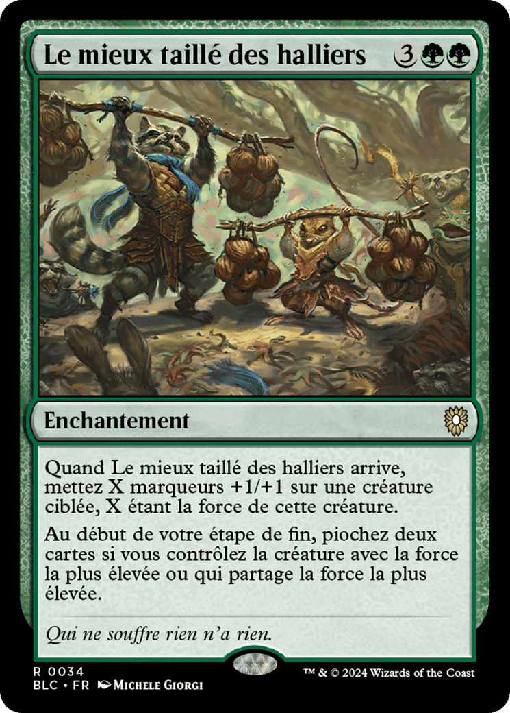 Le mieux taillé des halliers — Bloomburrow Commander — Magic: The Gathering
