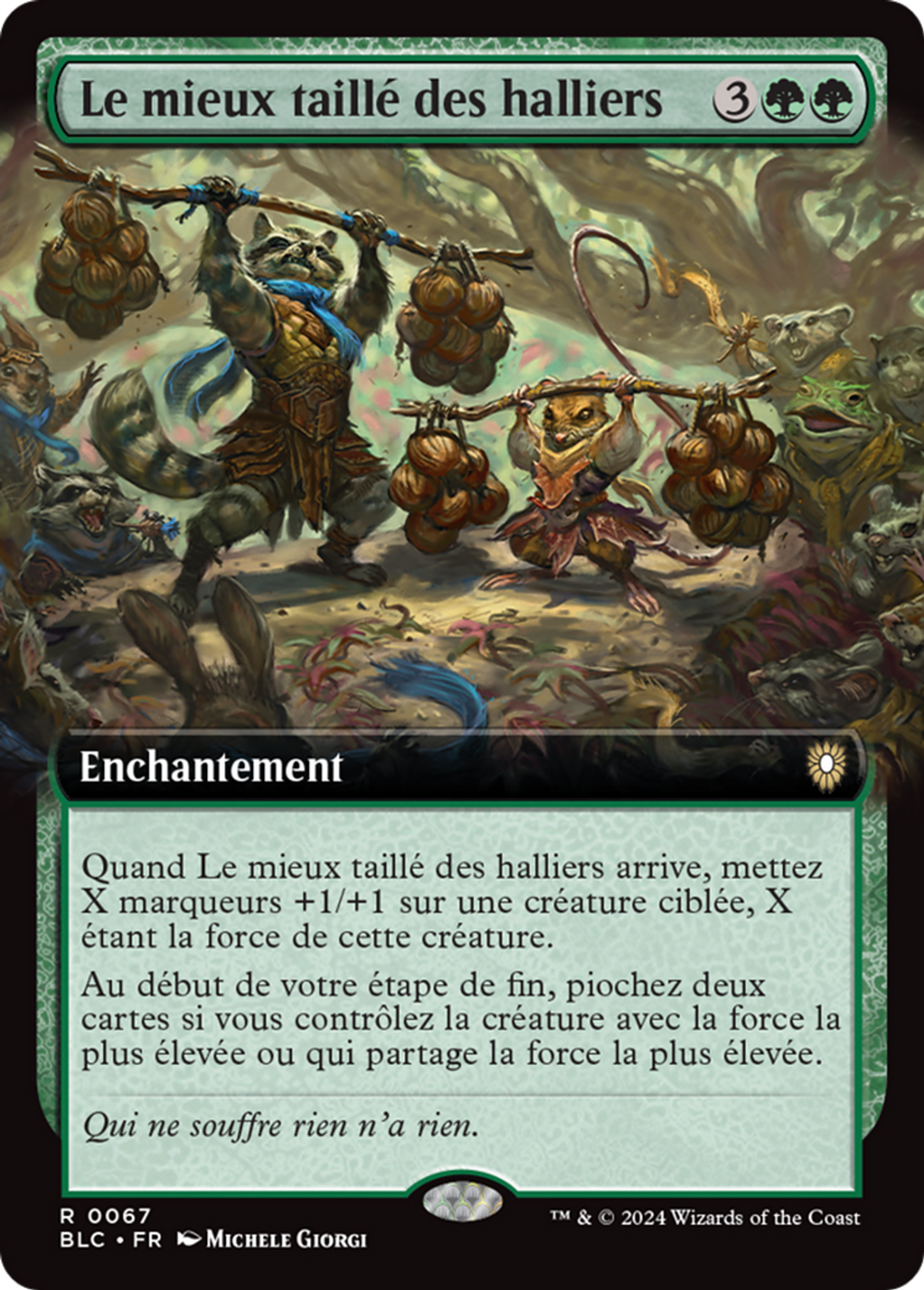Le mieux taillé des halliers — Bloomburrow Commander — Magic: The Gathering