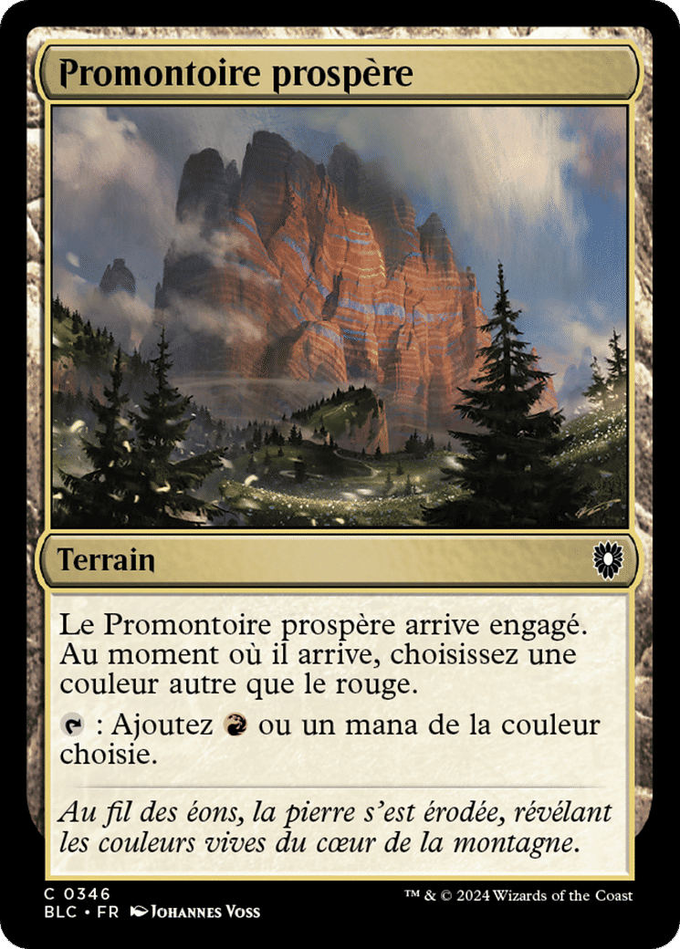 Promontoire prospère — Bloomburrow Commander — Magic: The Gathering