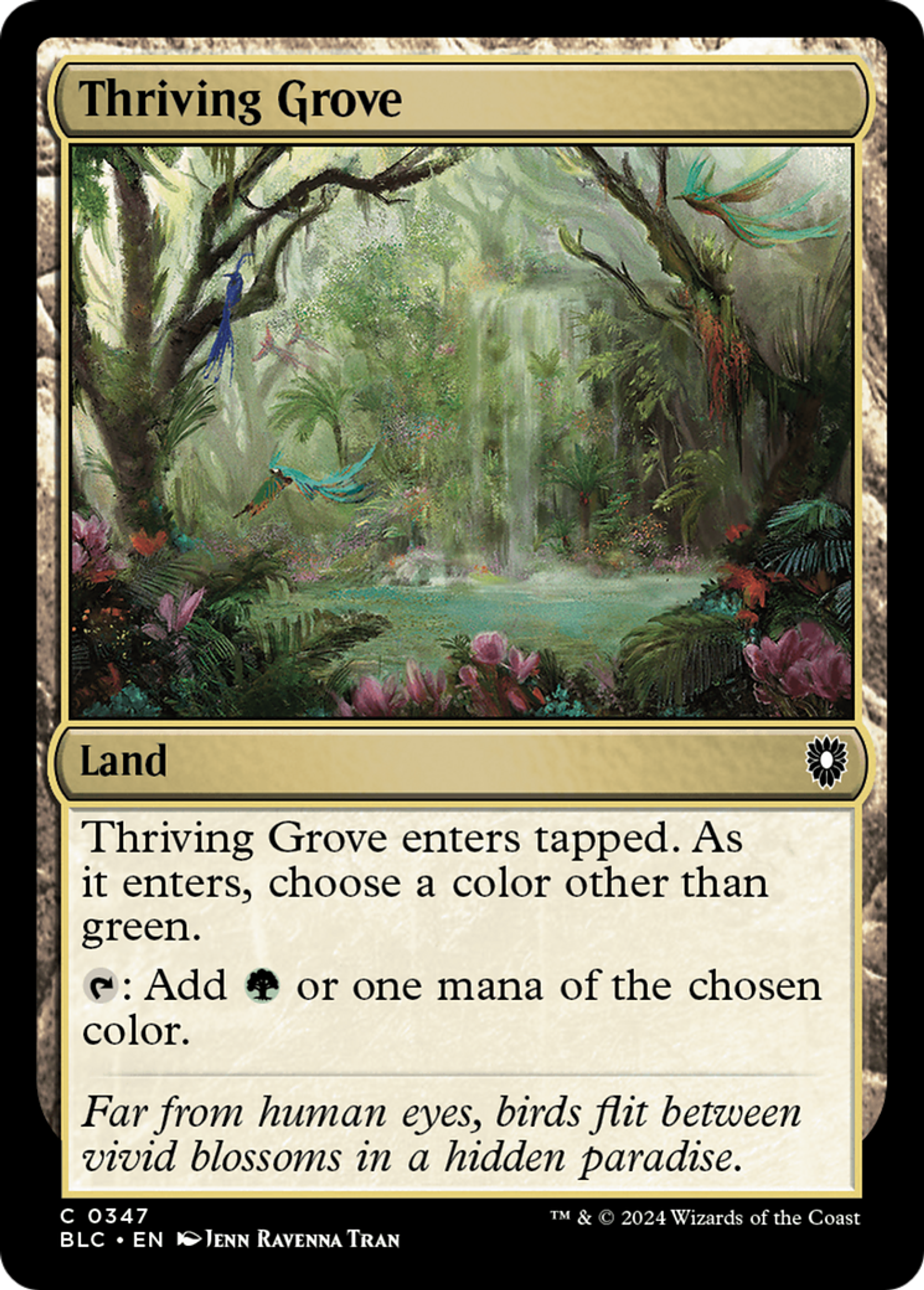 Thriving Grove — Bloomburrow Commander — Magic: The Gathering