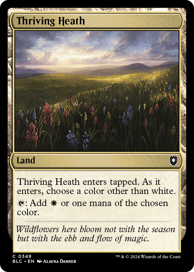 Thriving Heath — Bloomburrow Commander — Magic: The Gathering