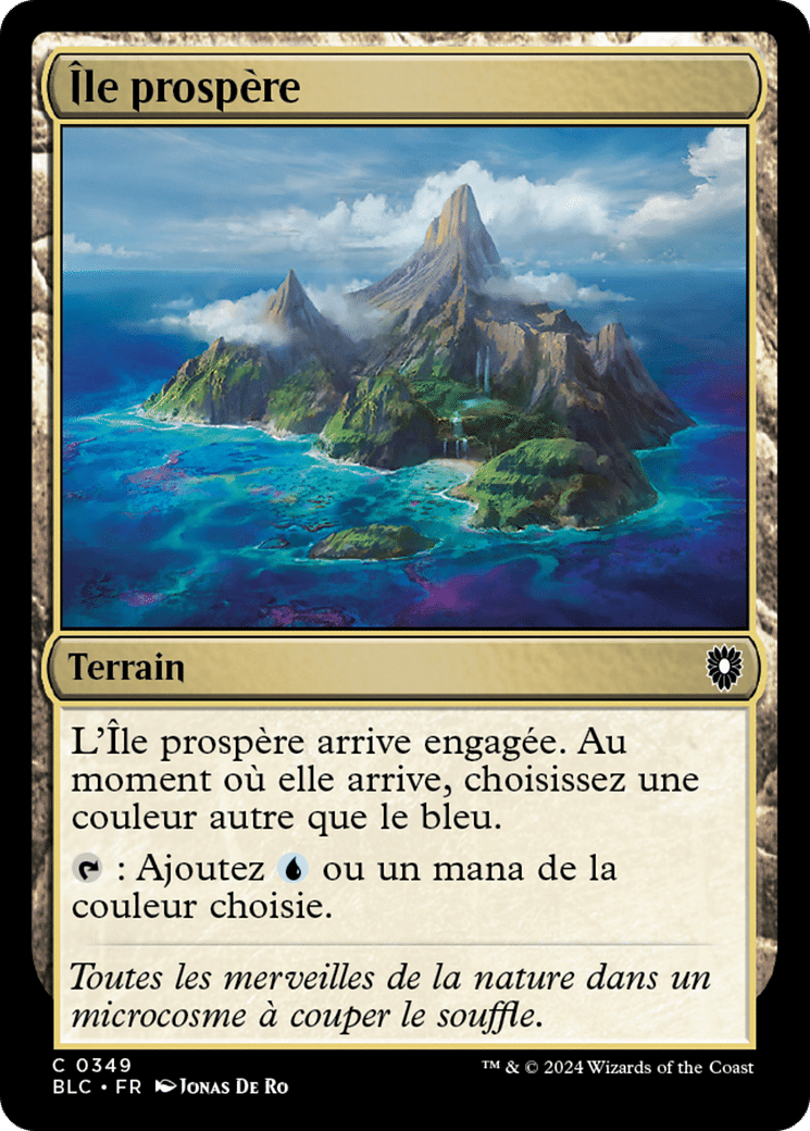 Île prospère — Bloomburrow Commander — Magic: The Gathering