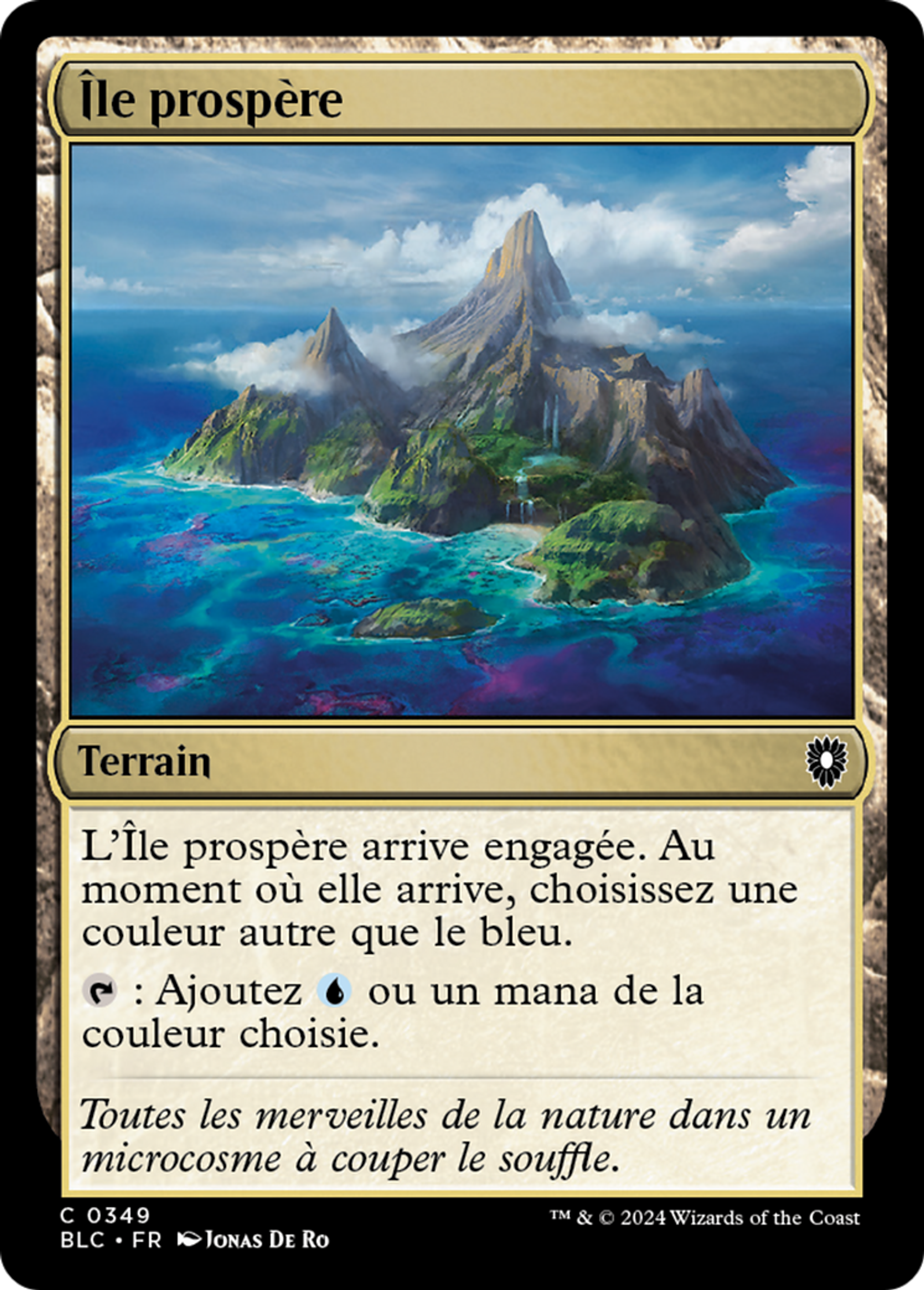 Île prospère — Bloomburrow Commander — Magic: The Gathering