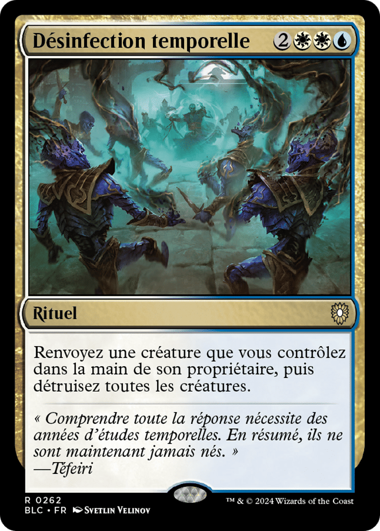 Désinfection temporelle — Bloomburrow Commander — Magic: The Gathering