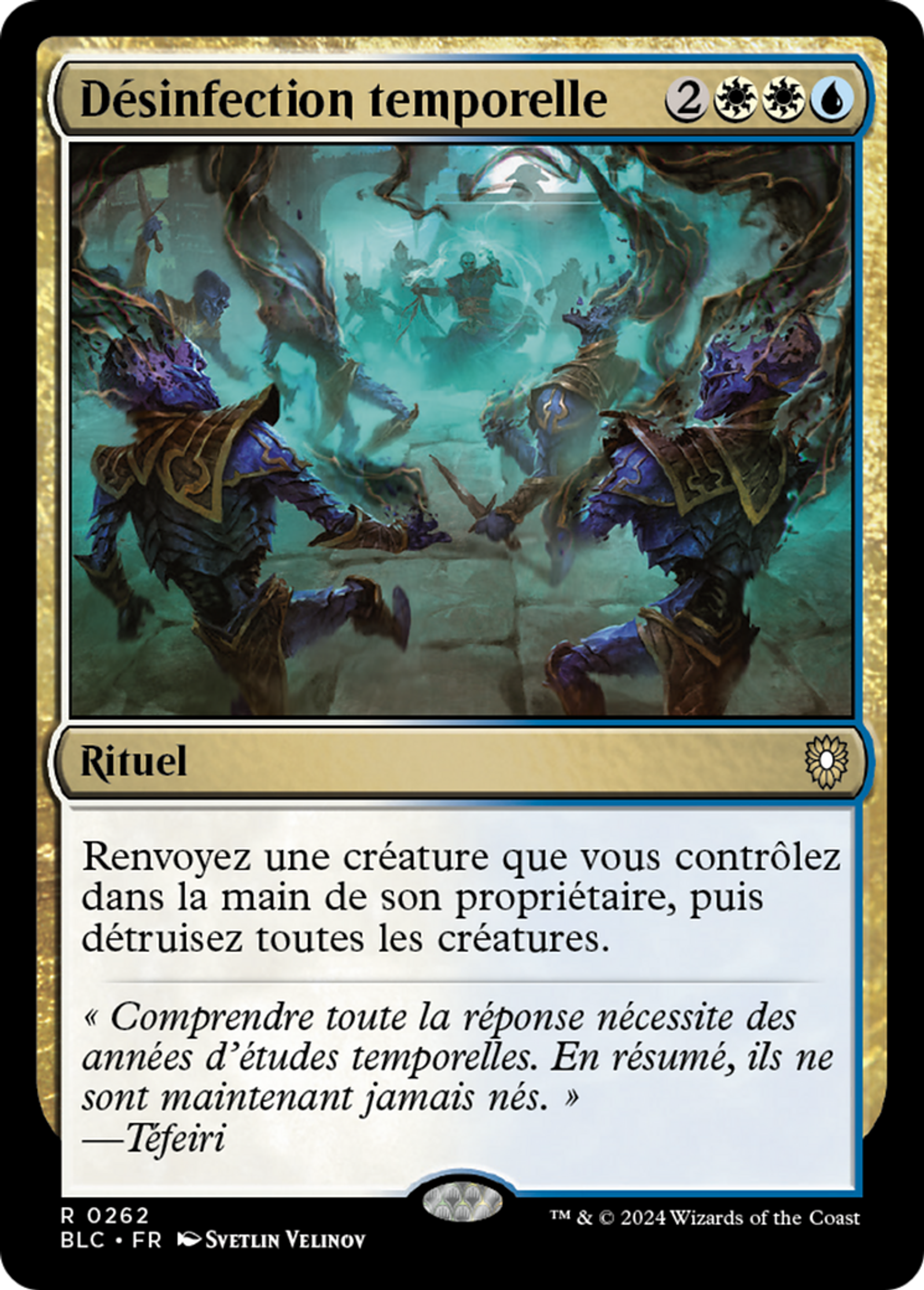 Désinfection temporelle — Bloomburrow Commander — Magic: The Gathering