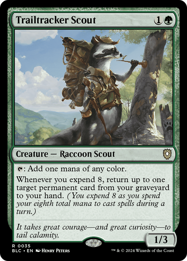 Trailtracker Scout — Bloomburrow Commander — Magic: The Gathering