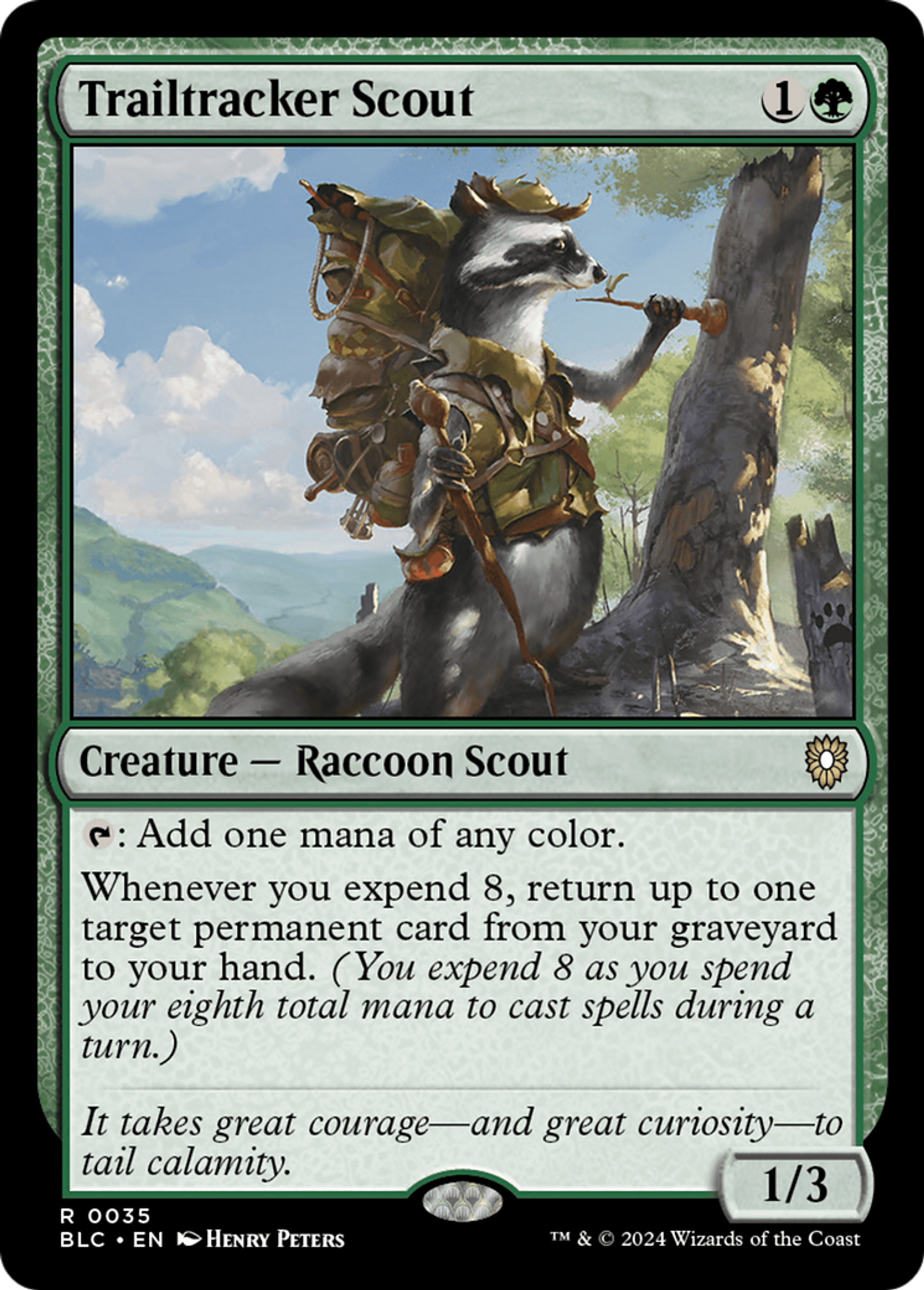 Trailtracker Scout — Bloomburrow Commander — Magic: The Gathering