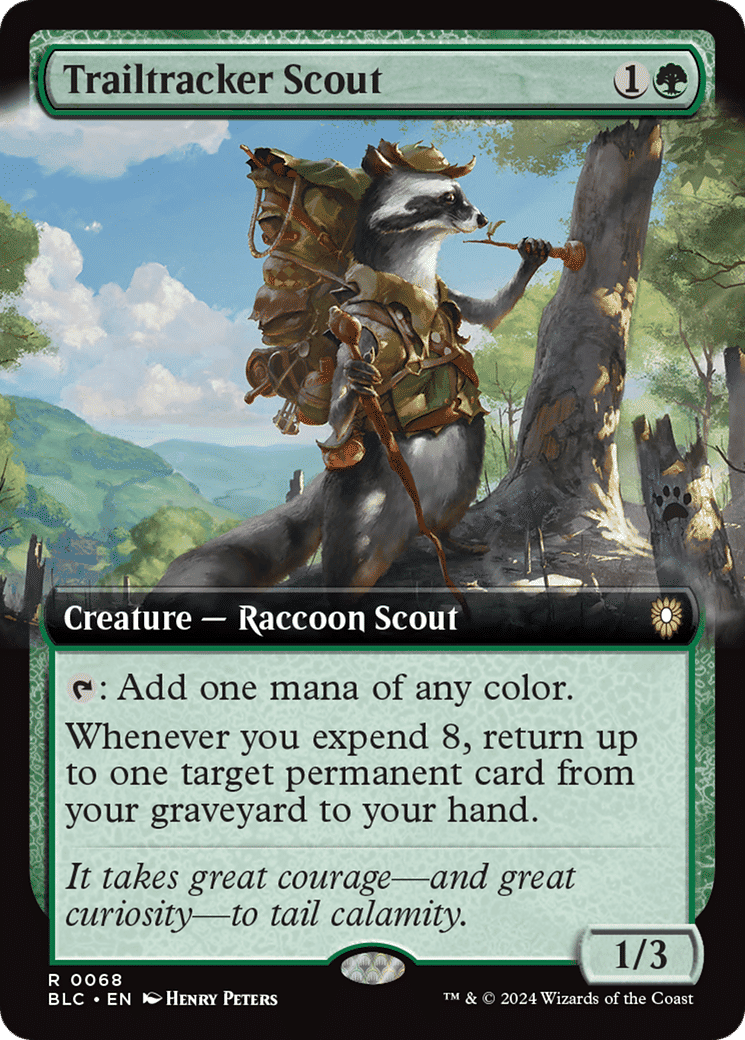 Trailtracker Scout — Bloomburrow Commander — Magic: The Gathering
