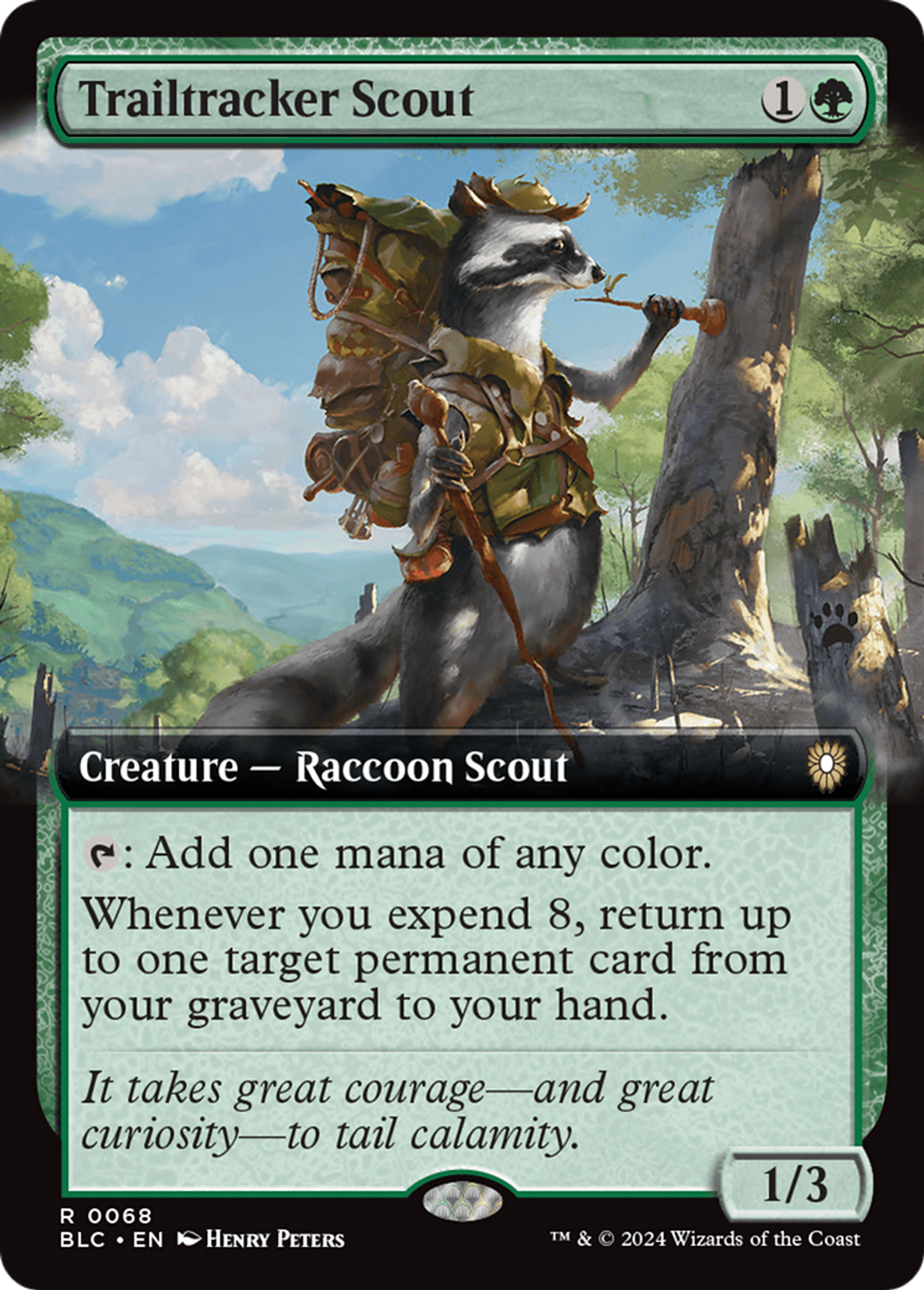 Trailtracker Scout — Bloomburrow Commander — Magic: The Gathering