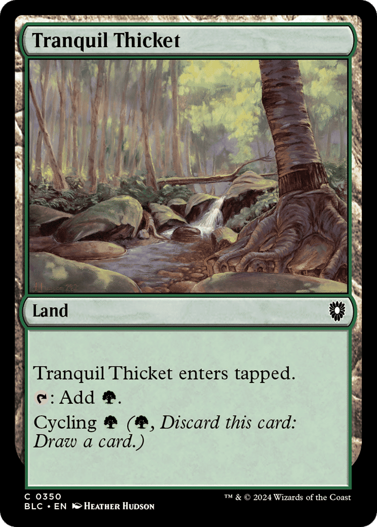 Tranquil Thicket — Bloomburrow Commander — Magic: The Gathering