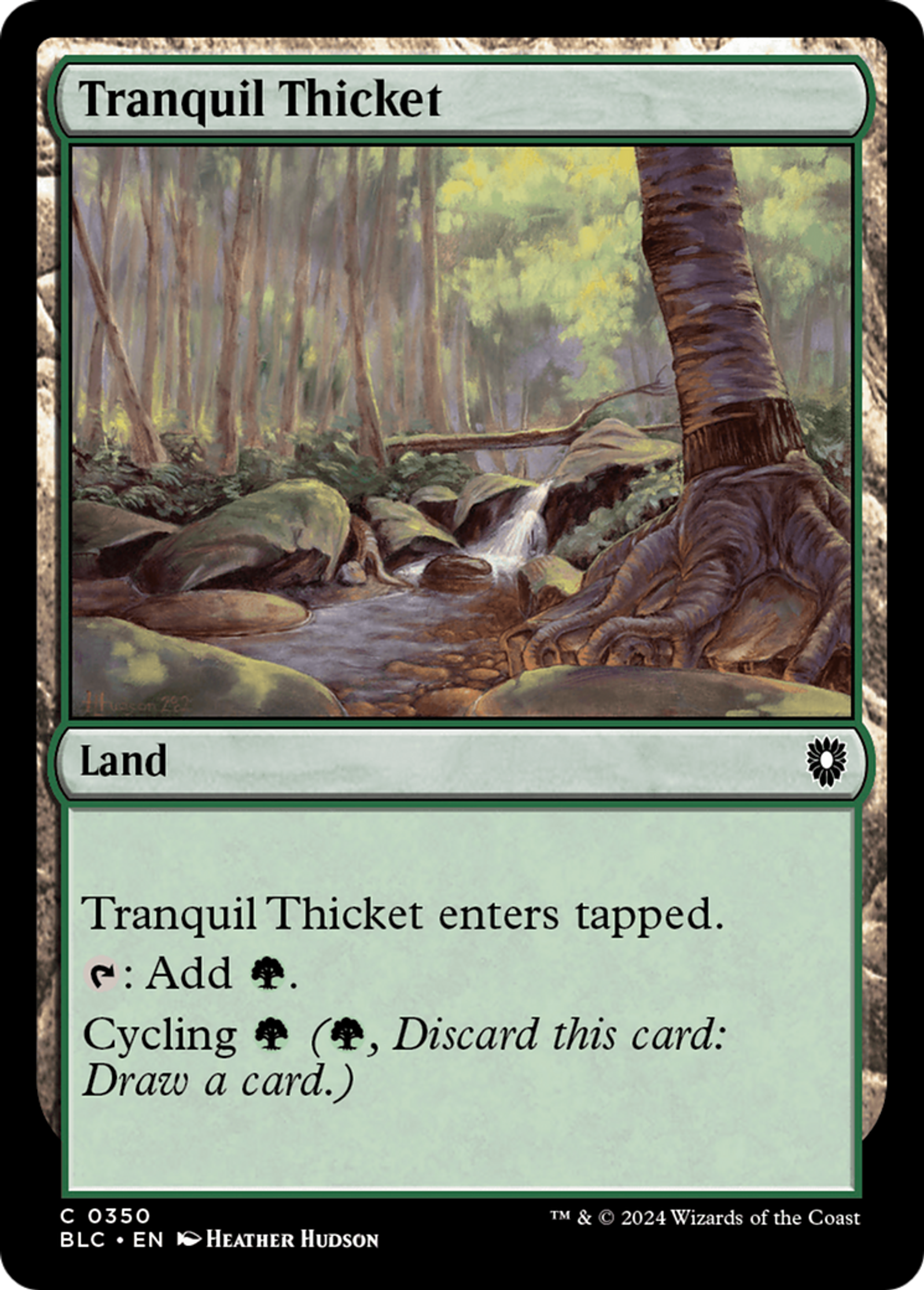 Tranquil Thicket — Bloomburrow Commander — Magic: The Gathering