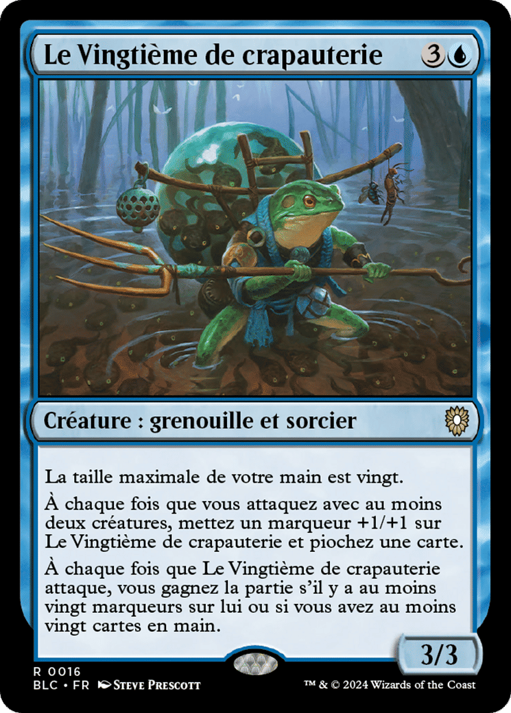 Le Vingtième de crapauterie — Bloomburrow Commander — Magic: The Gathering