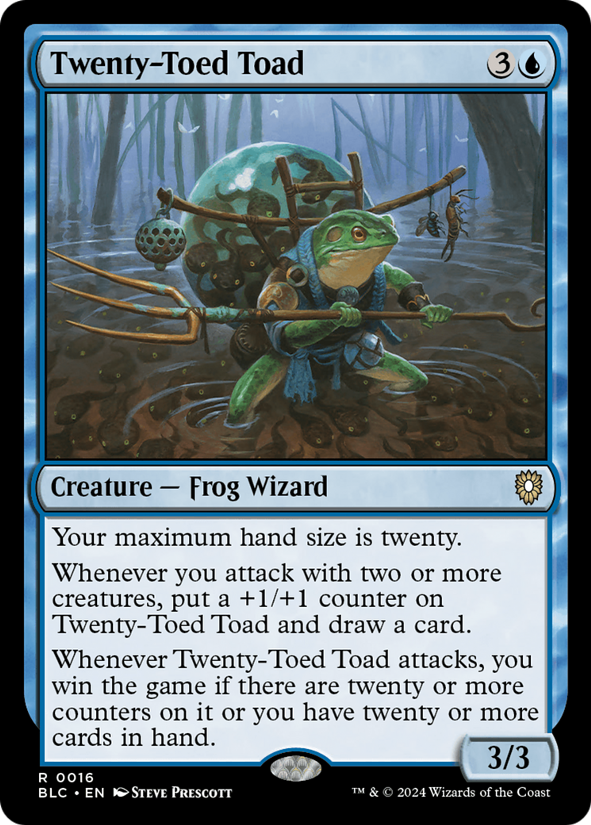 Twenty-Toed Toad — Bloomburrow Commander — Magic: The Gathering