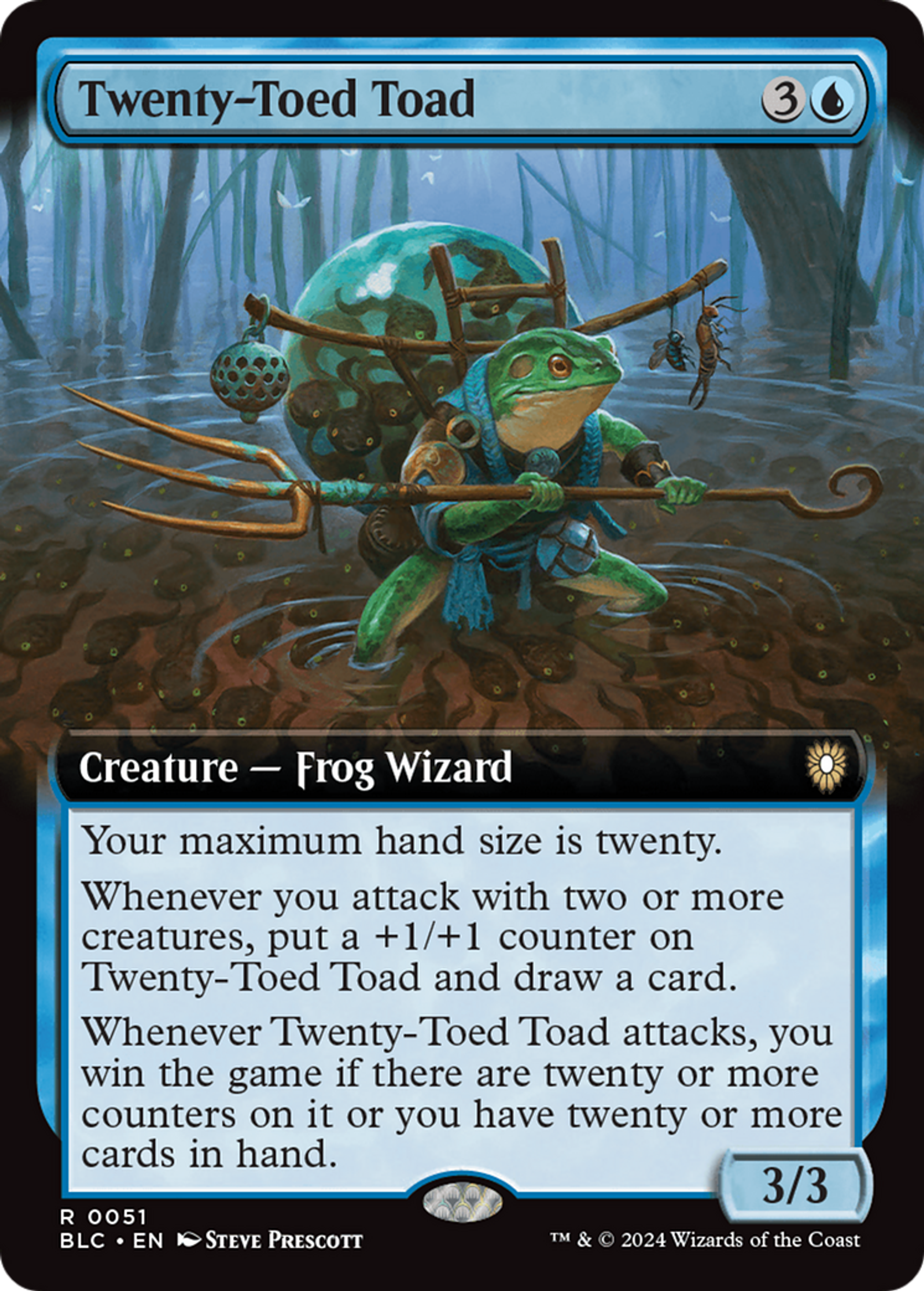 Twenty-Toed Toad — Bloomburrow Commander — Magic: The Gathering