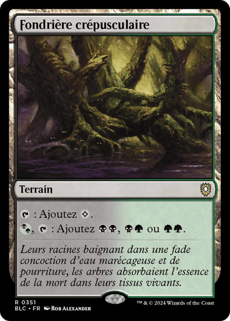 Fondrière crépusculaire — Bloomburrow Commander — Magic: The Gathering