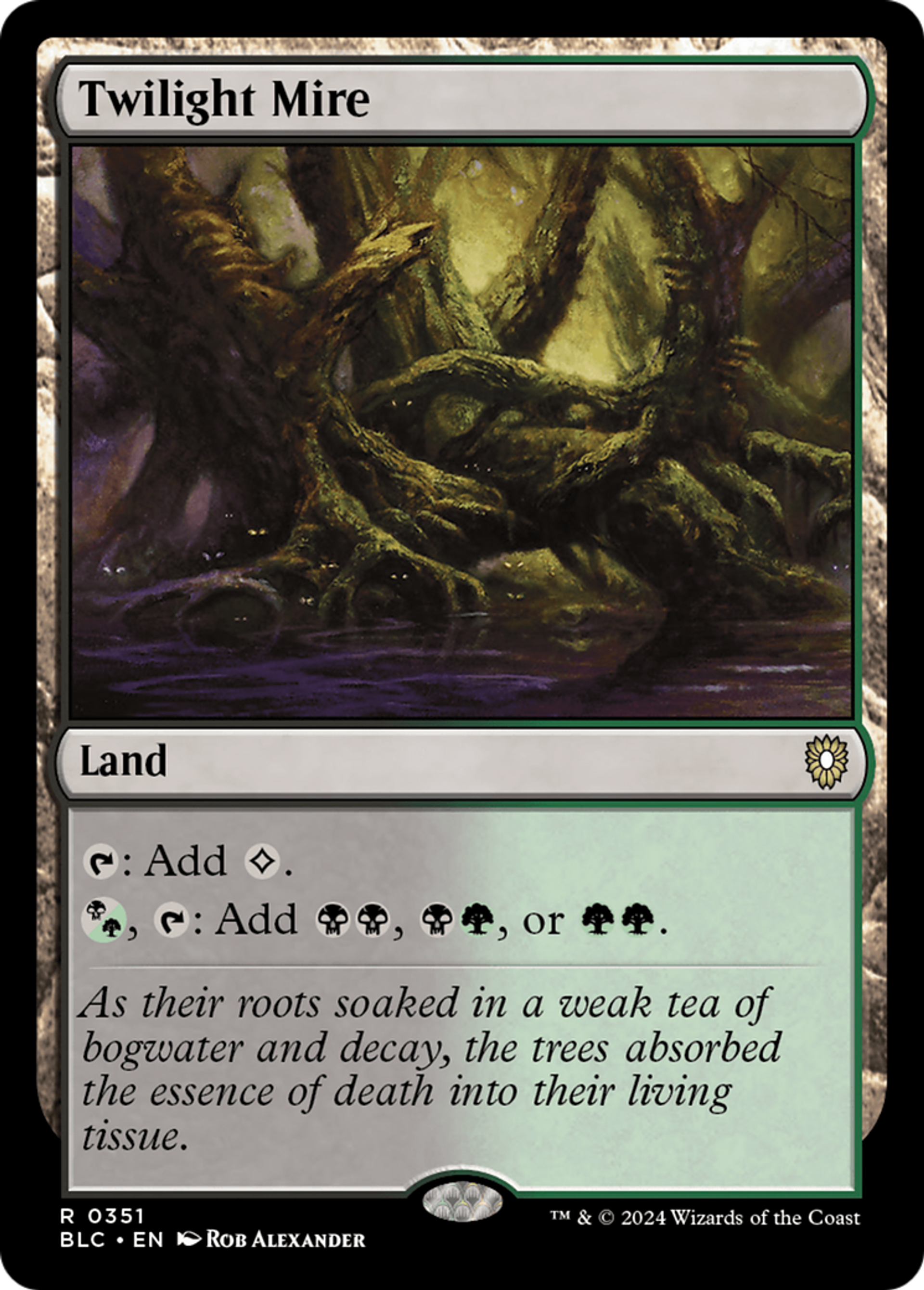 Twilight Mire — Bloomburrow Commander — Magic: The Gathering