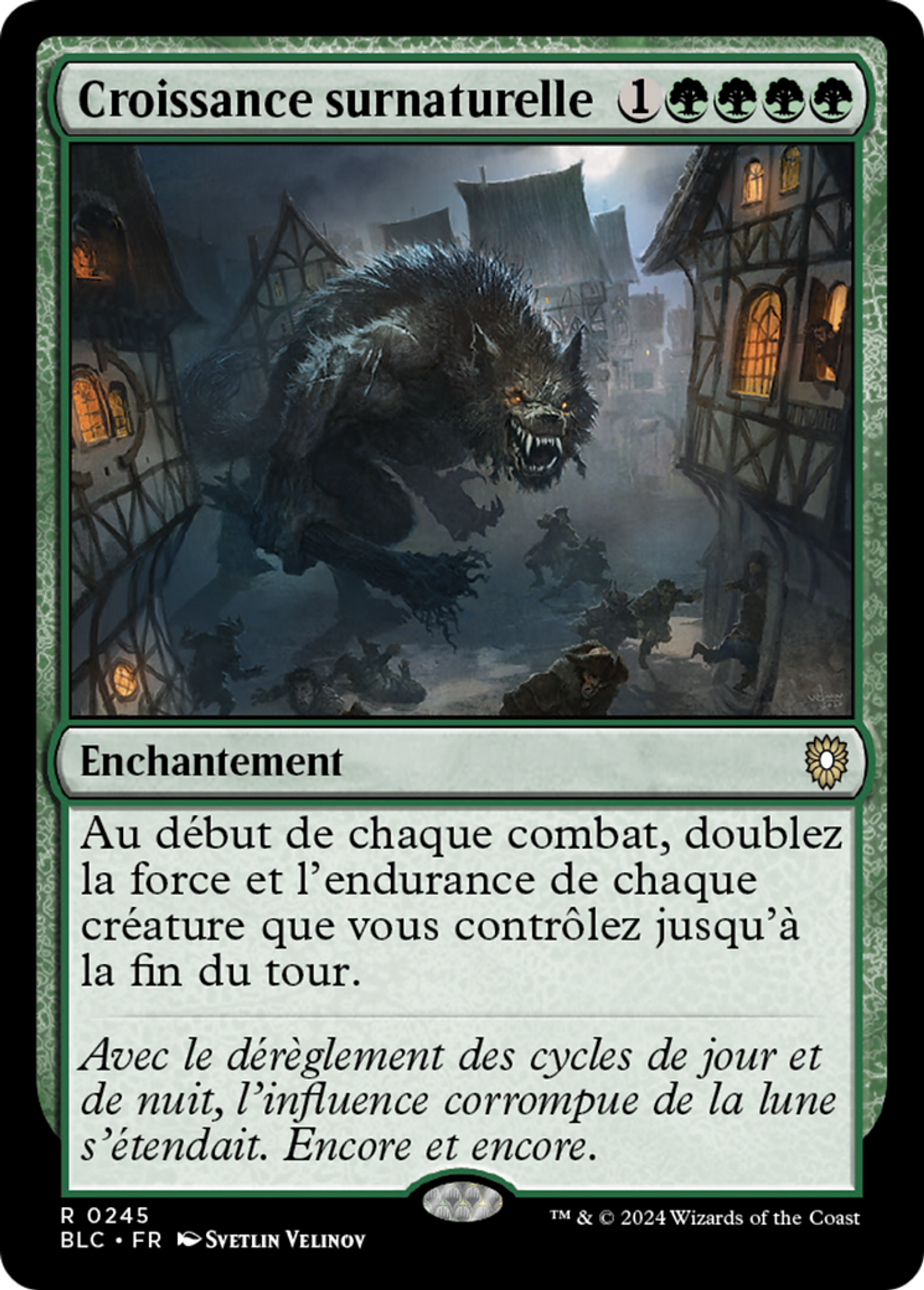 Croissance surnaturelle — Bloomburrow Commander — Magic: The Gathering