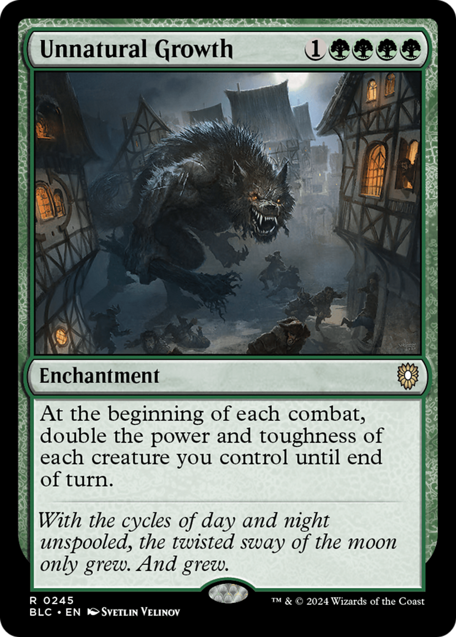 Croissance surnaturelle — Bloomburrow Commander — Magic: The Gathering