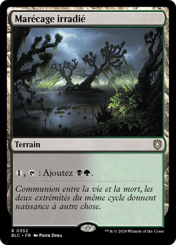 Marécage irradié — Bloomburrow Commander — Magic: The Gathering