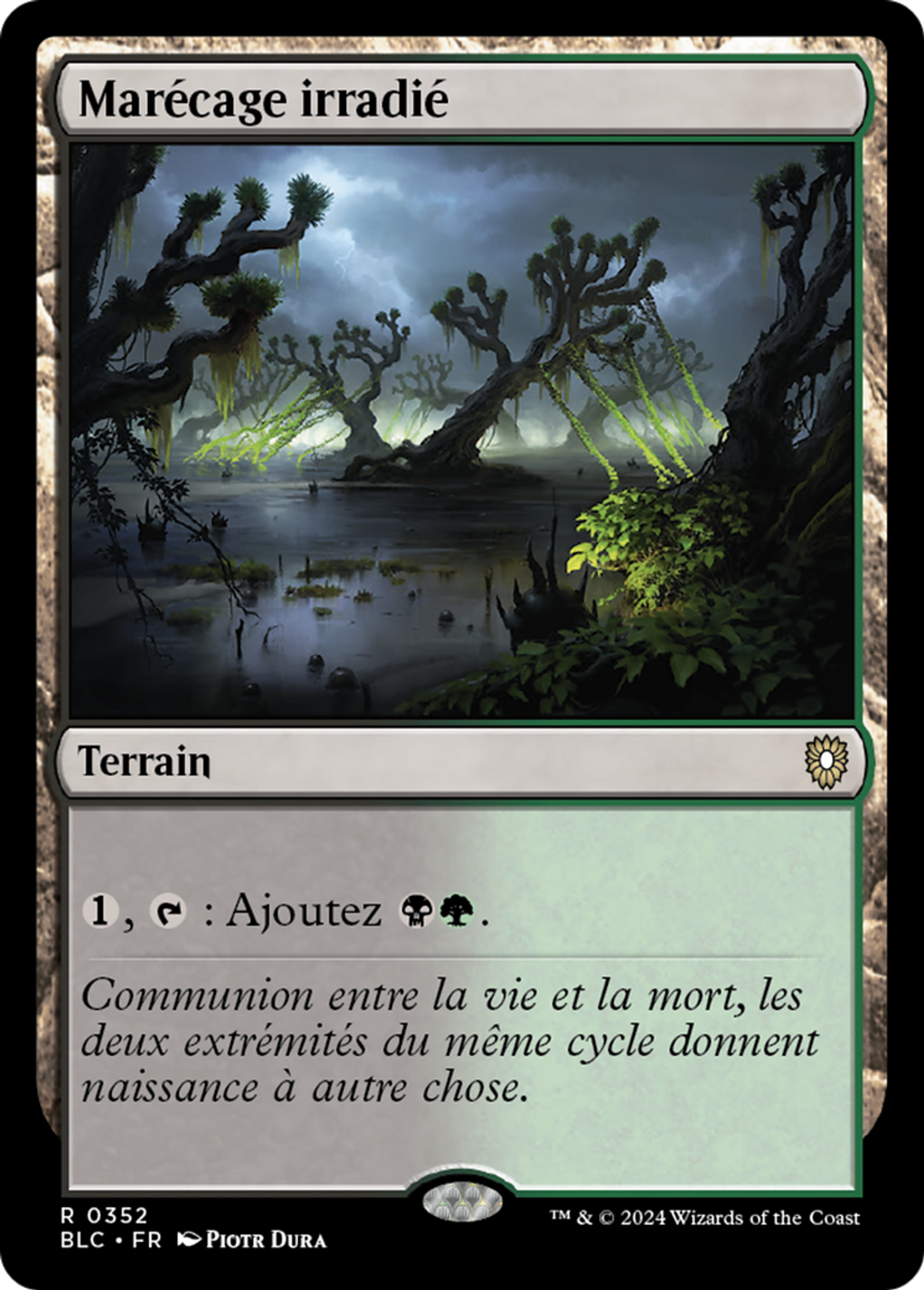 Marécage irradié — Bloomburrow Commander — Magic: The Gathering