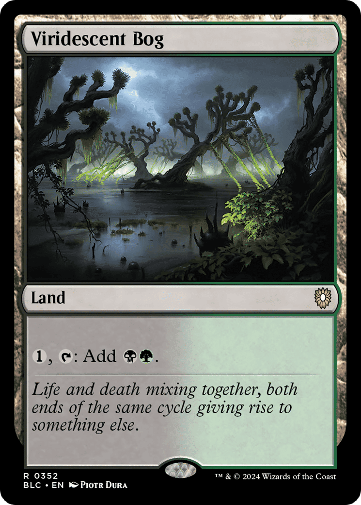 Viridescent Bog — Bloomburrow Commander — Magic: The Gathering