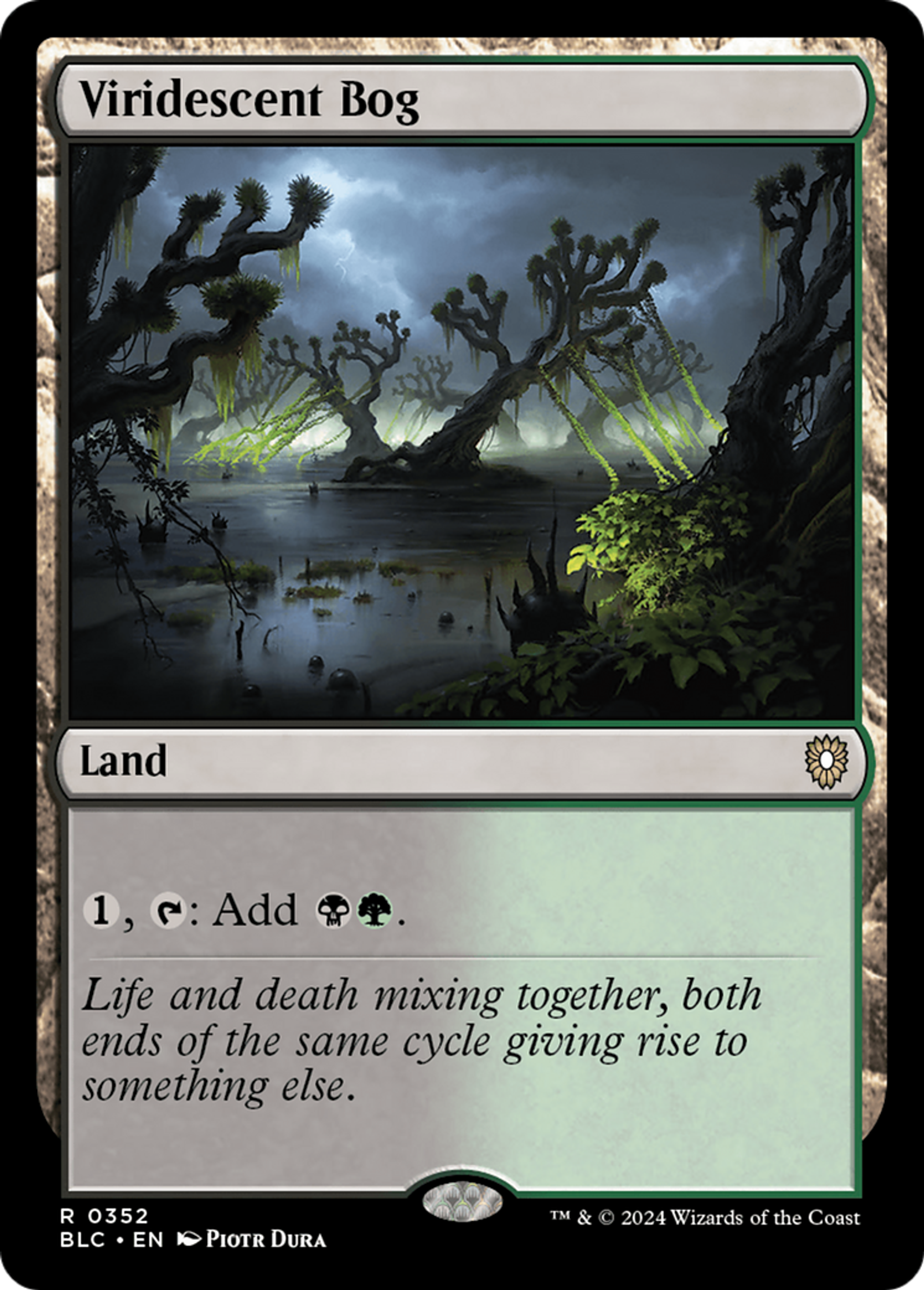 Viridescent Bog — Bloomburrow Commander — Magic: The Gathering