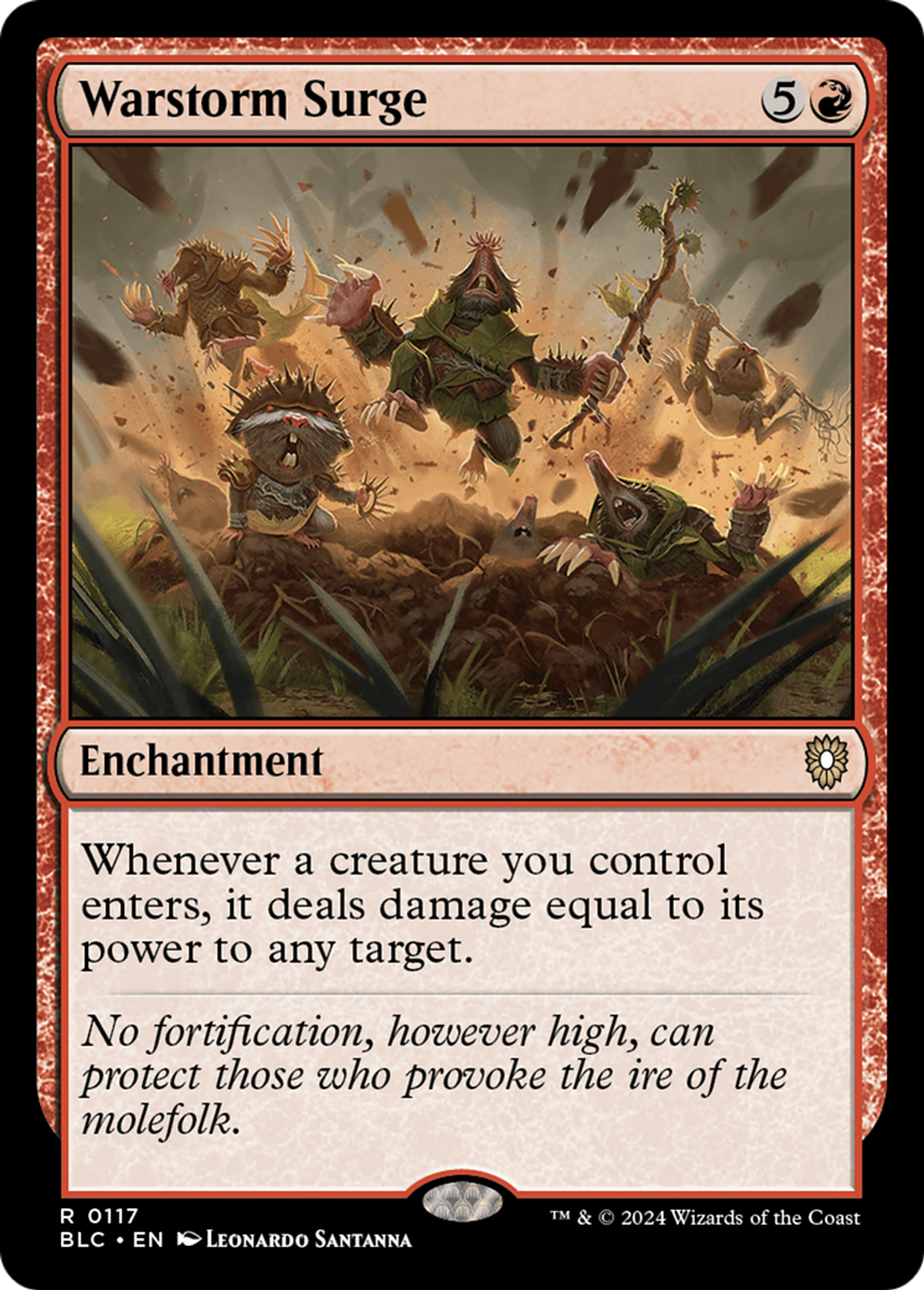 Warstorm Surge — Bloomburrow Commander — Magic: The Gathering
