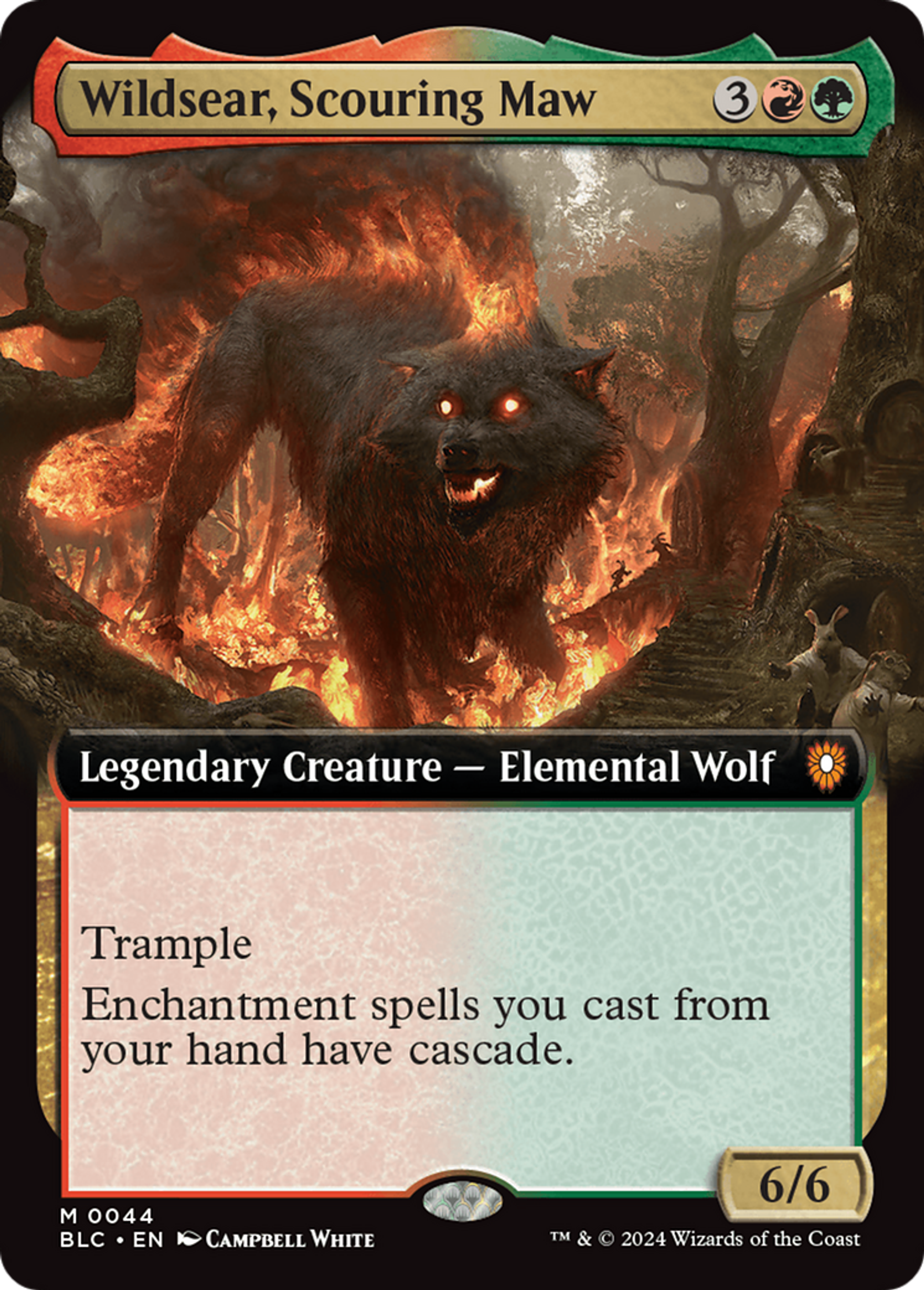 Wildsear, Scouring Maw — Bloomburrow Commander — Magic: The Gathering