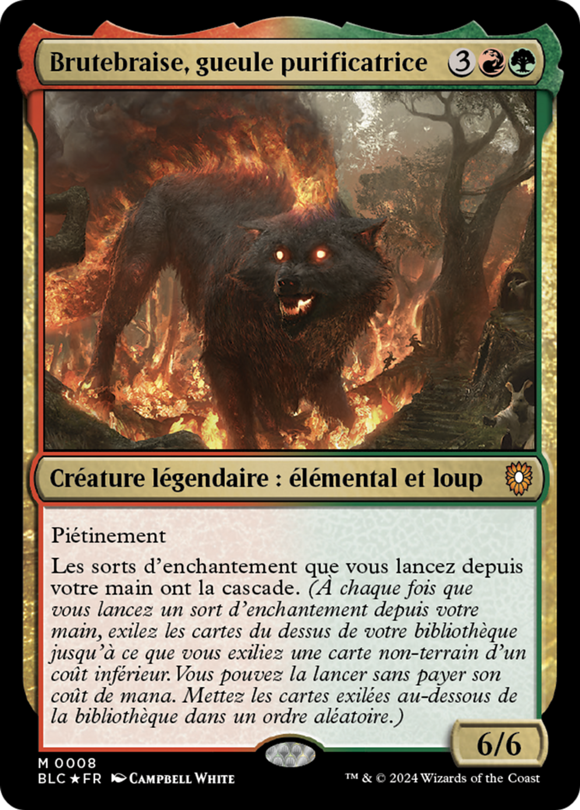 Brutebraise, gueule purificatrice — Bloomburrow Commander — Magic: The Gathering