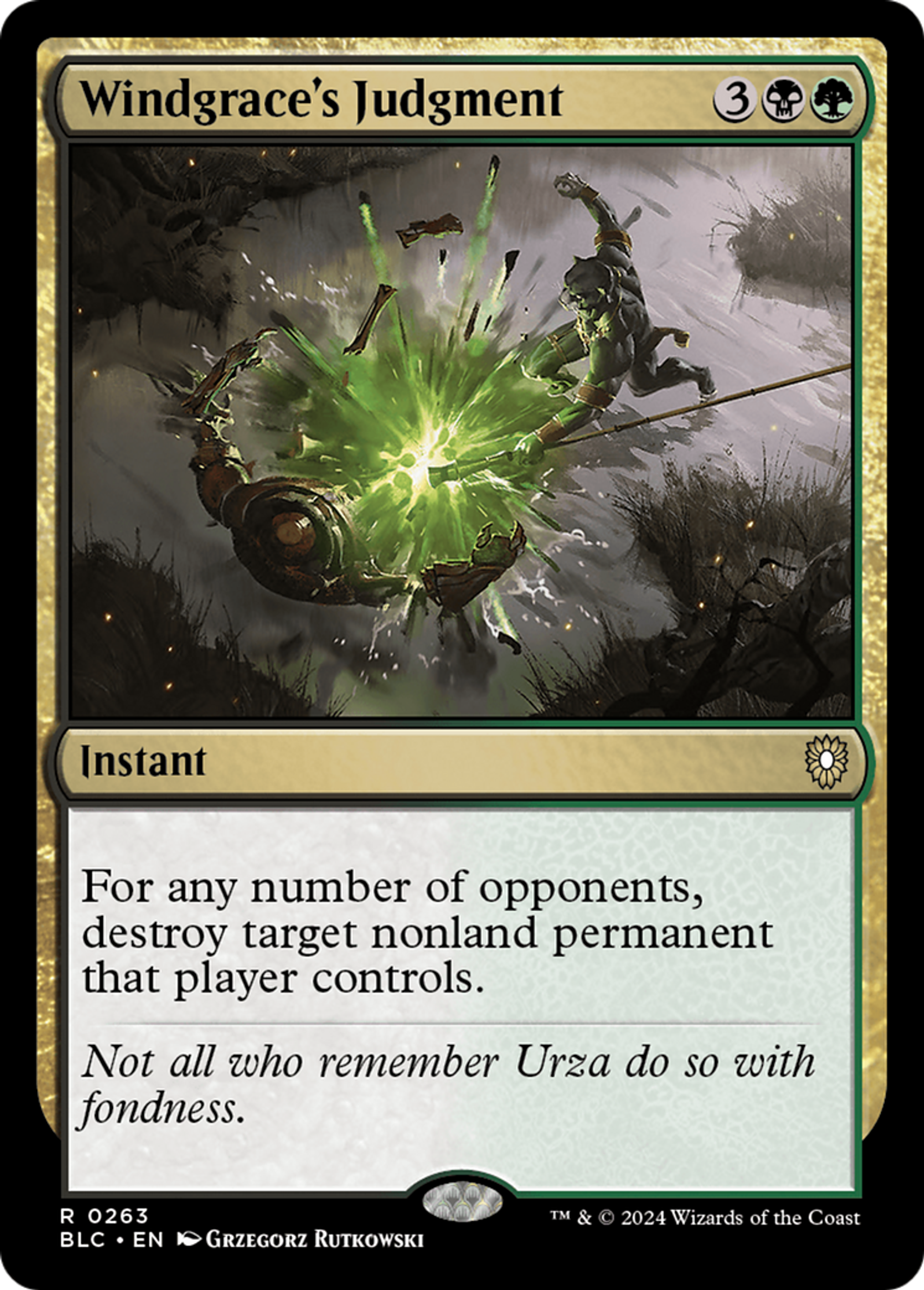 Windgrace's Judgment — Bloomburrow Commander — Magic: The Gathering