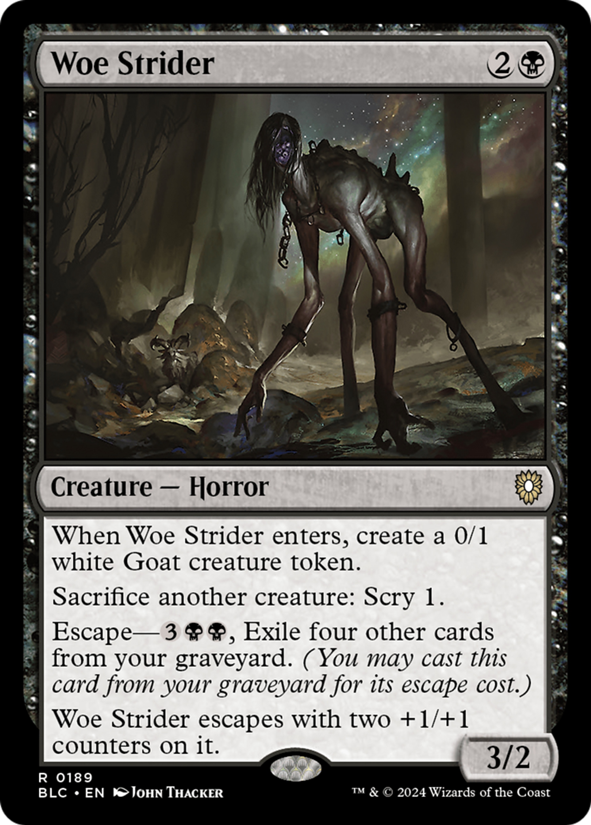 Woe Strider — Bloomburrow Commander — Magic: The Gathering