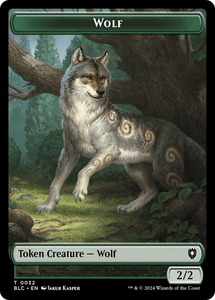 Wolf — Bloomburrow Commander — Magic: The Gathering