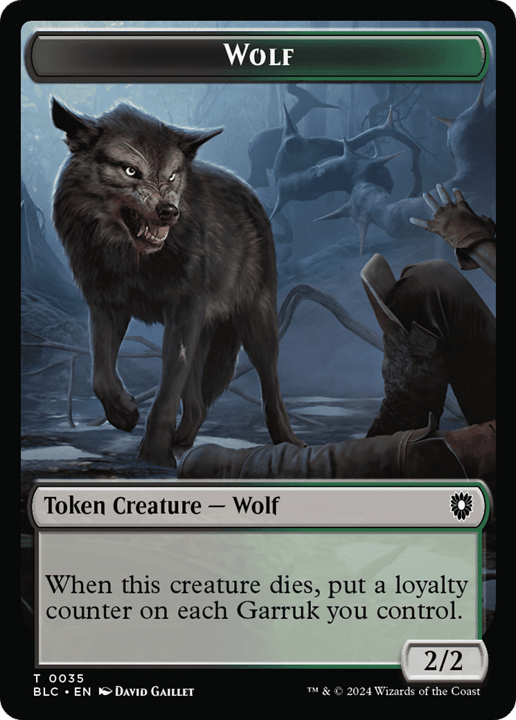Wolf — Bloomburrow Commander — Magic: The Gathering