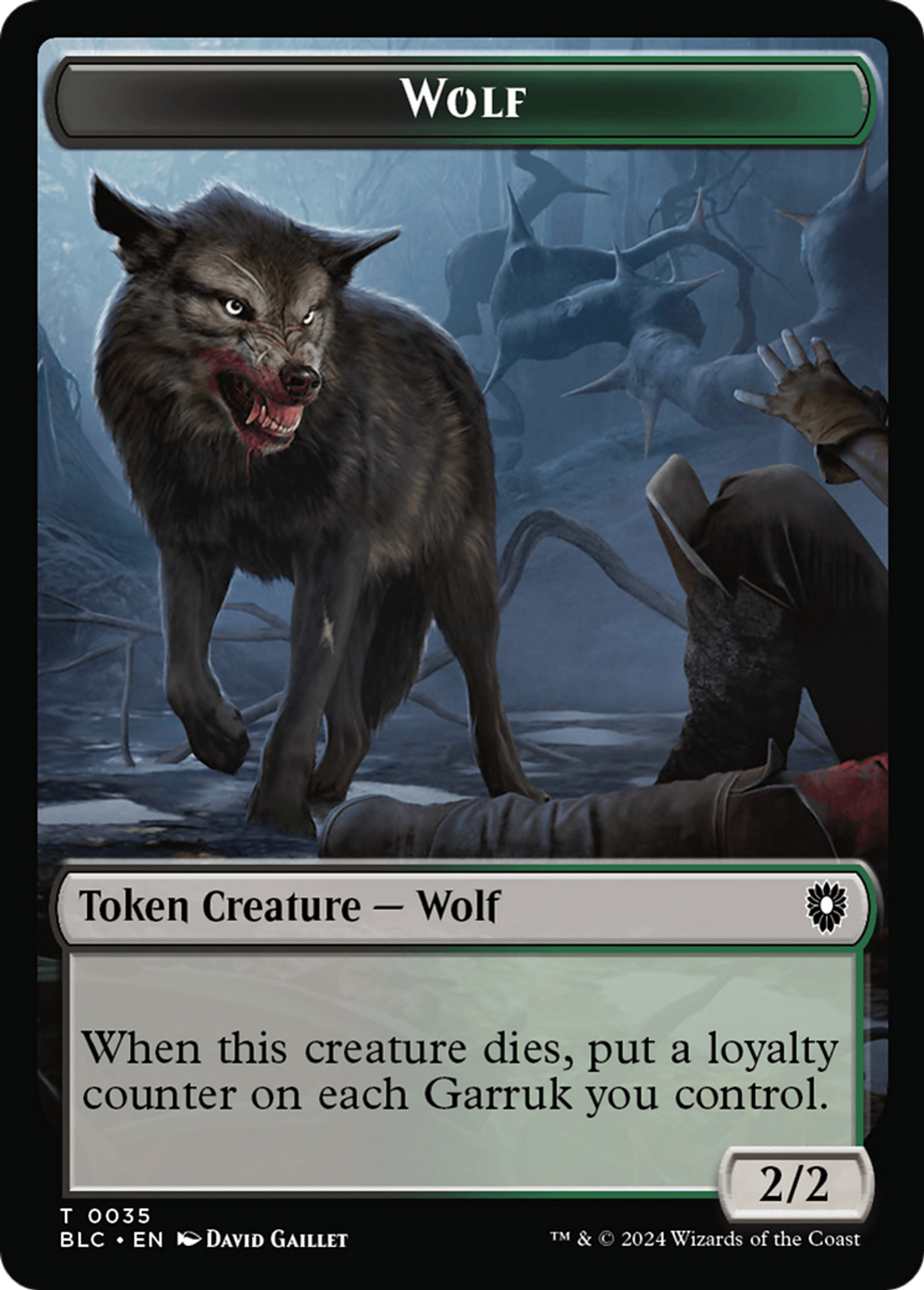 Wolf — Bloomburrow Commander — Magic: The Gathering