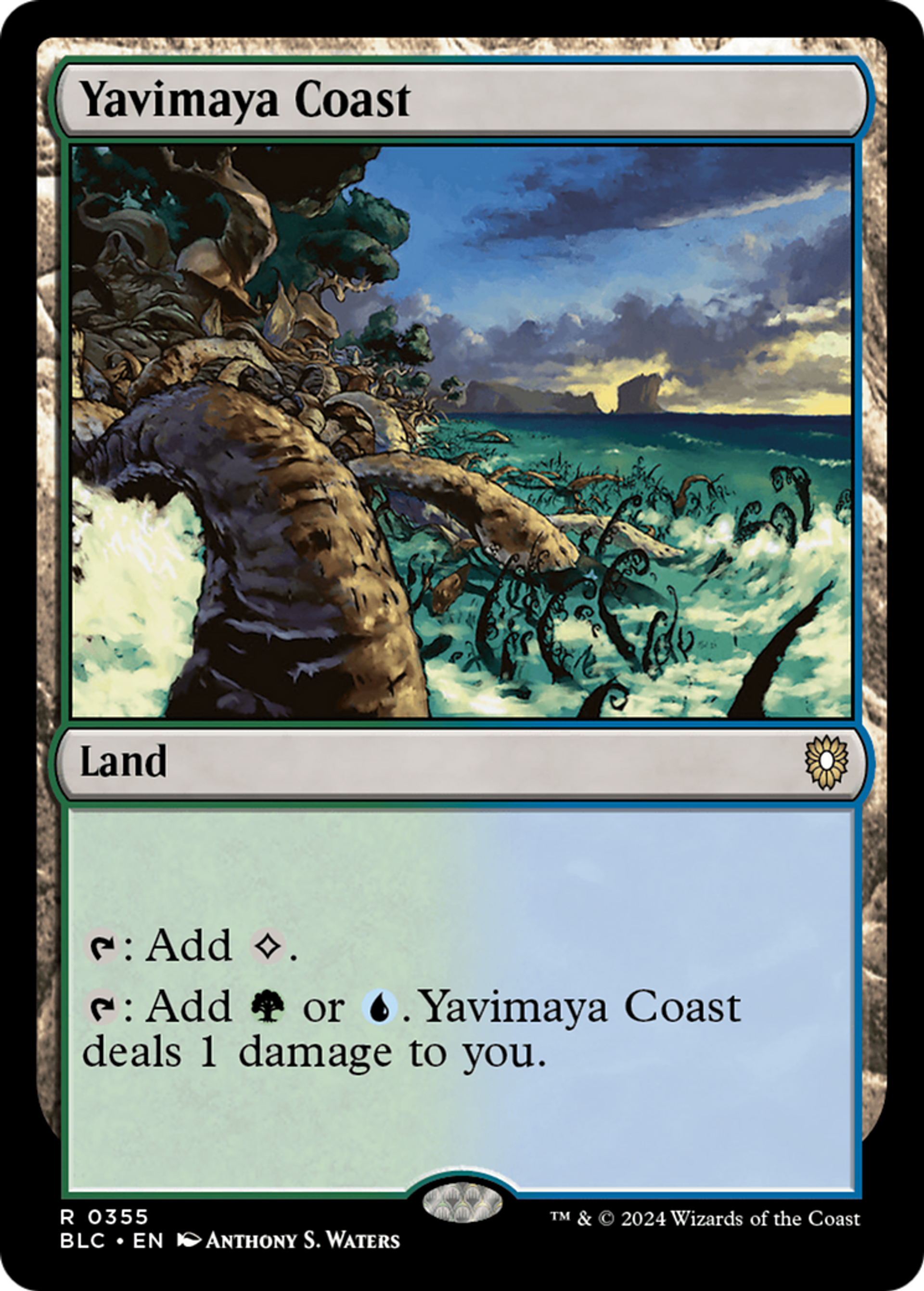 Yavimaya Coast — Bloomburrow Commander — Magic: The Gathering