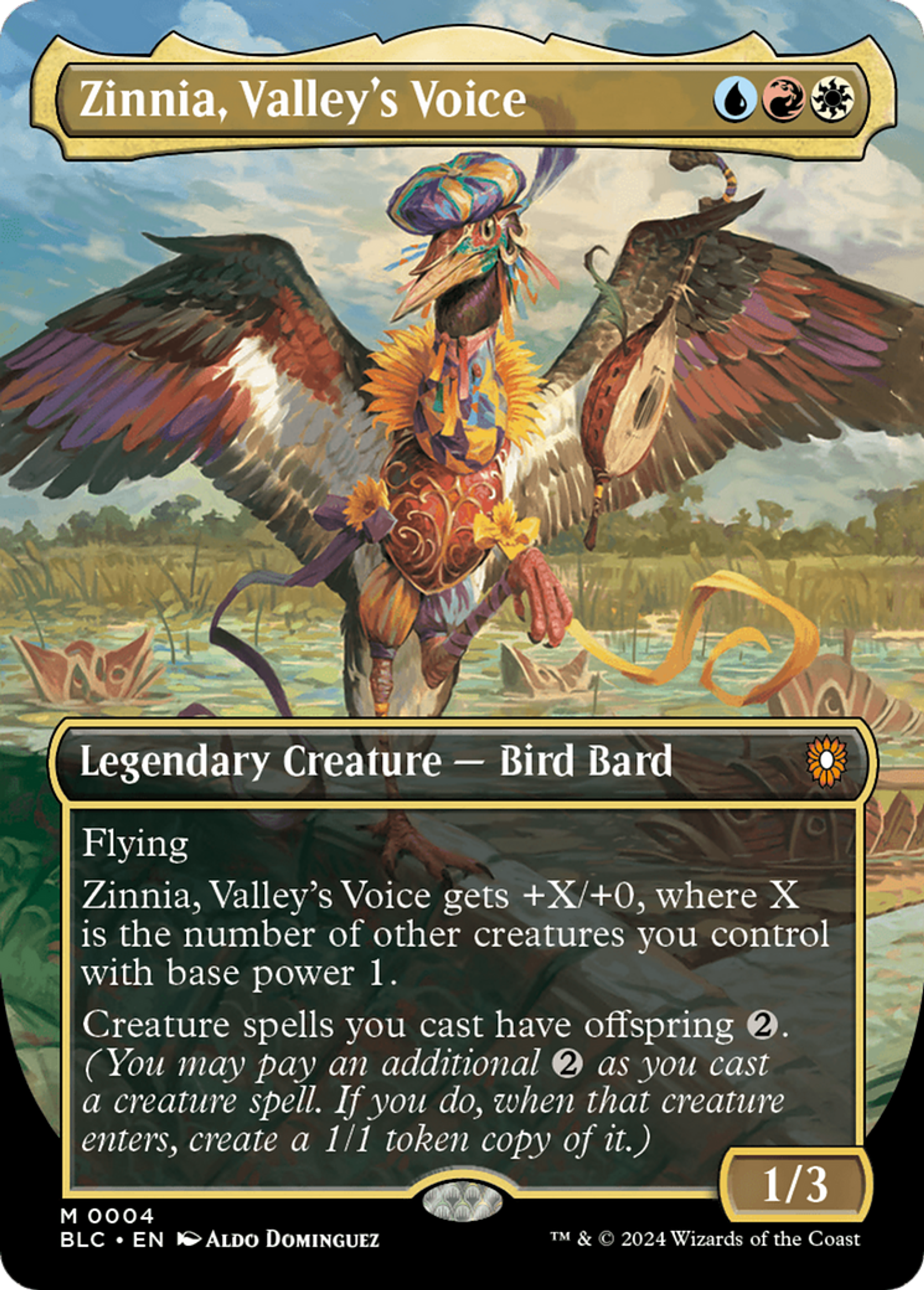 Zinnia, Valley's Voice — Bloomburrow Commander — Magic: The Gathering