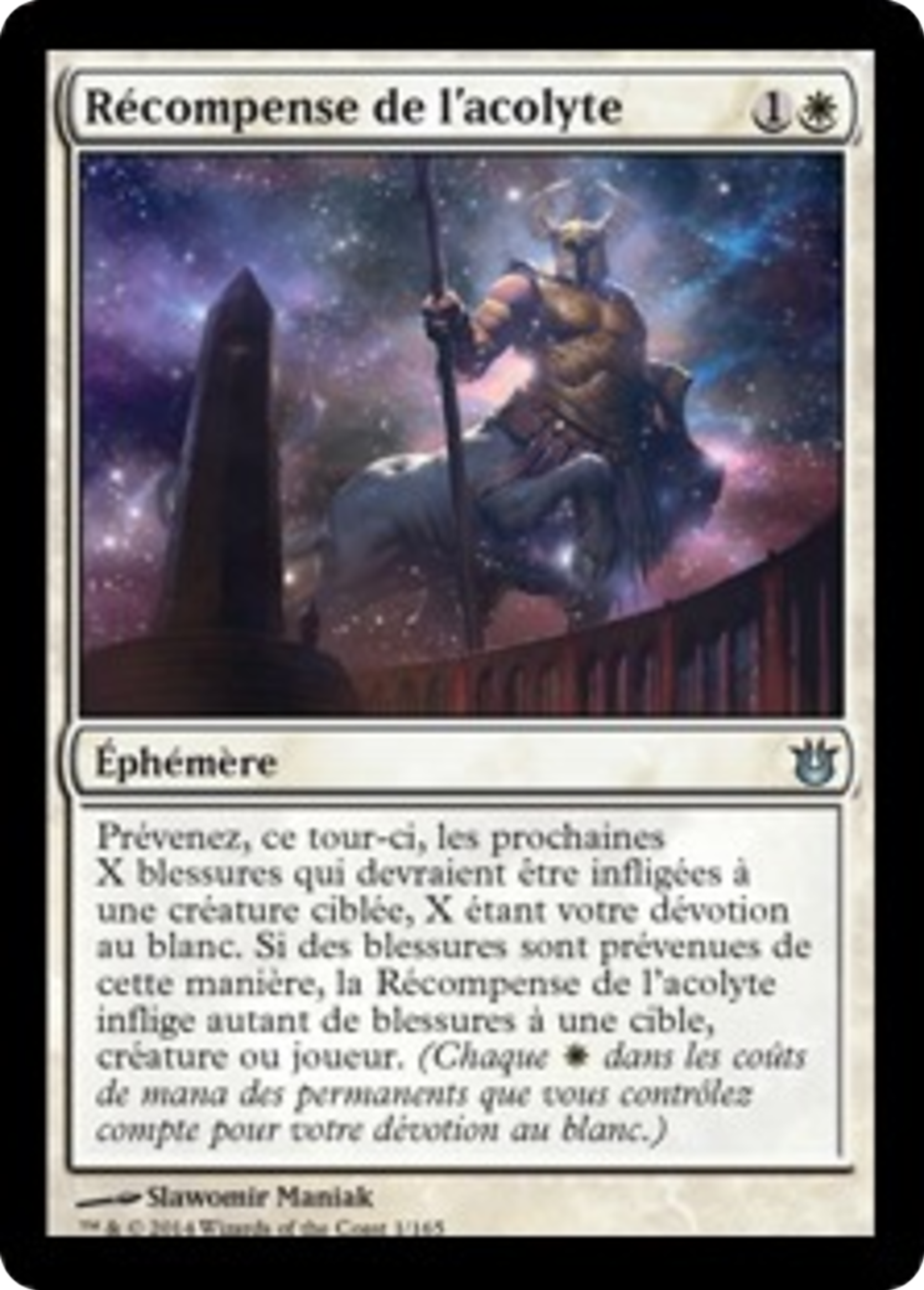 Récompense de l'acolyte — Born of the Gods — Magic: The Gathering