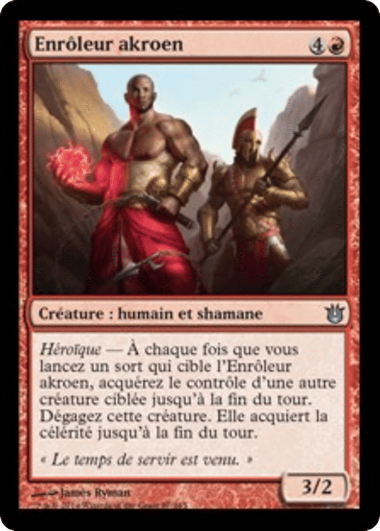 Enrôleur akroen — Born of the Gods — Magic: The Gathering