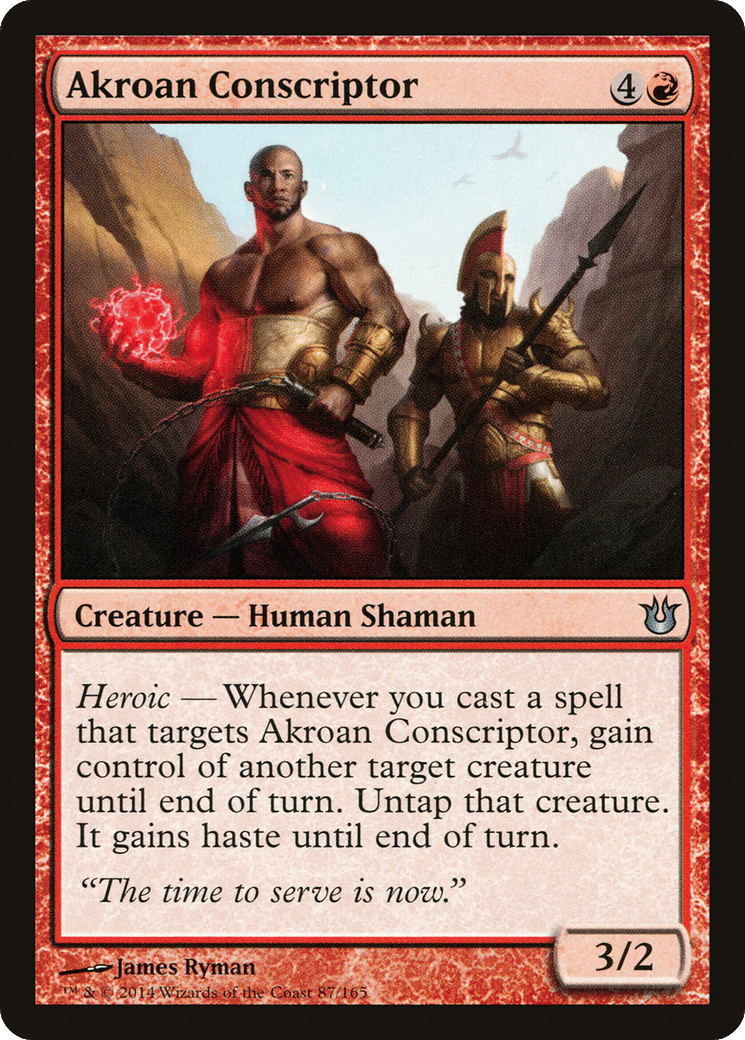 Enrôleur akroen — Born of the Gods — Magic: The Gathering
