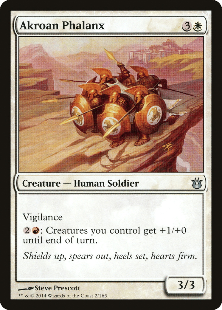 Akroan Phalanx — Born of the Gods — Magic: The Gathering