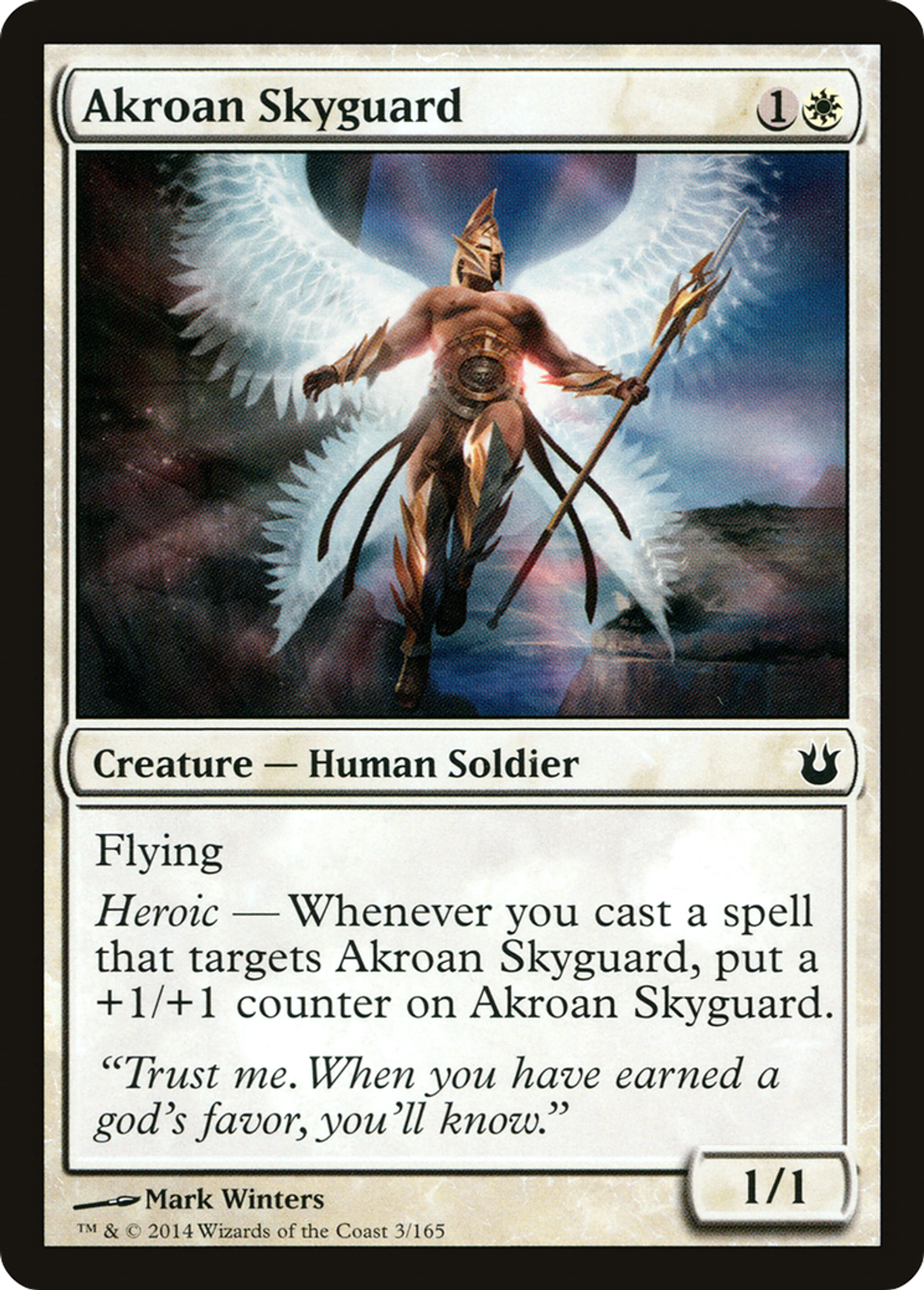 Akroan Skyguard — Born of the Gods — Magic: The Gathering