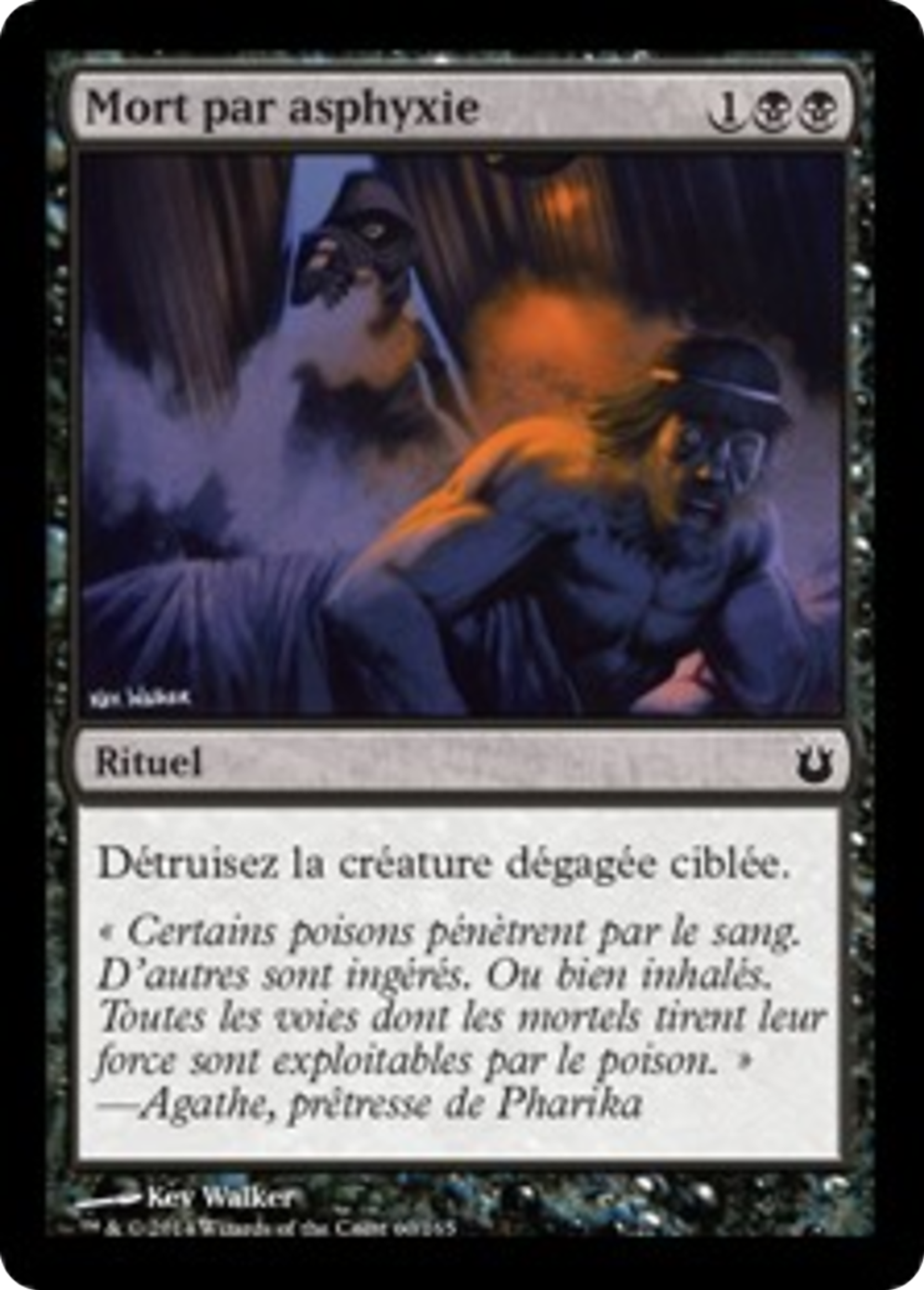 Mort par asphyxie — Born of the Gods — Magic: The Gathering